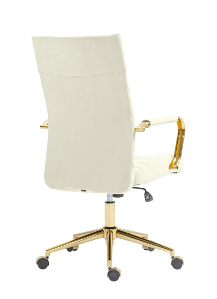 Fotel obrotowy FB14-FX velvet (jasny beżowy)