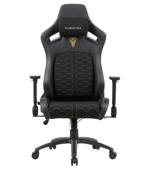 Fotel FB43-FX obrotowy gamingowy - czarny