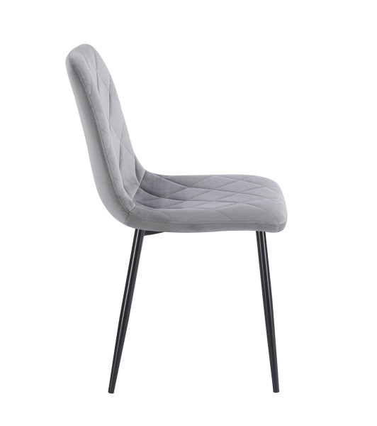 Krzesło K6-FX velvet - Riviera 91 szare