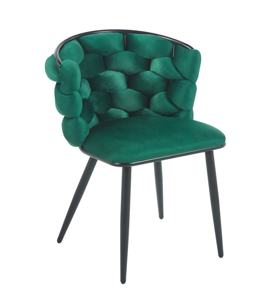 Krzesło K47-FX (B) velvet (zielony)