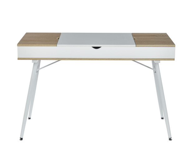 Biurko B16-FX (dąb sonoma/biały)