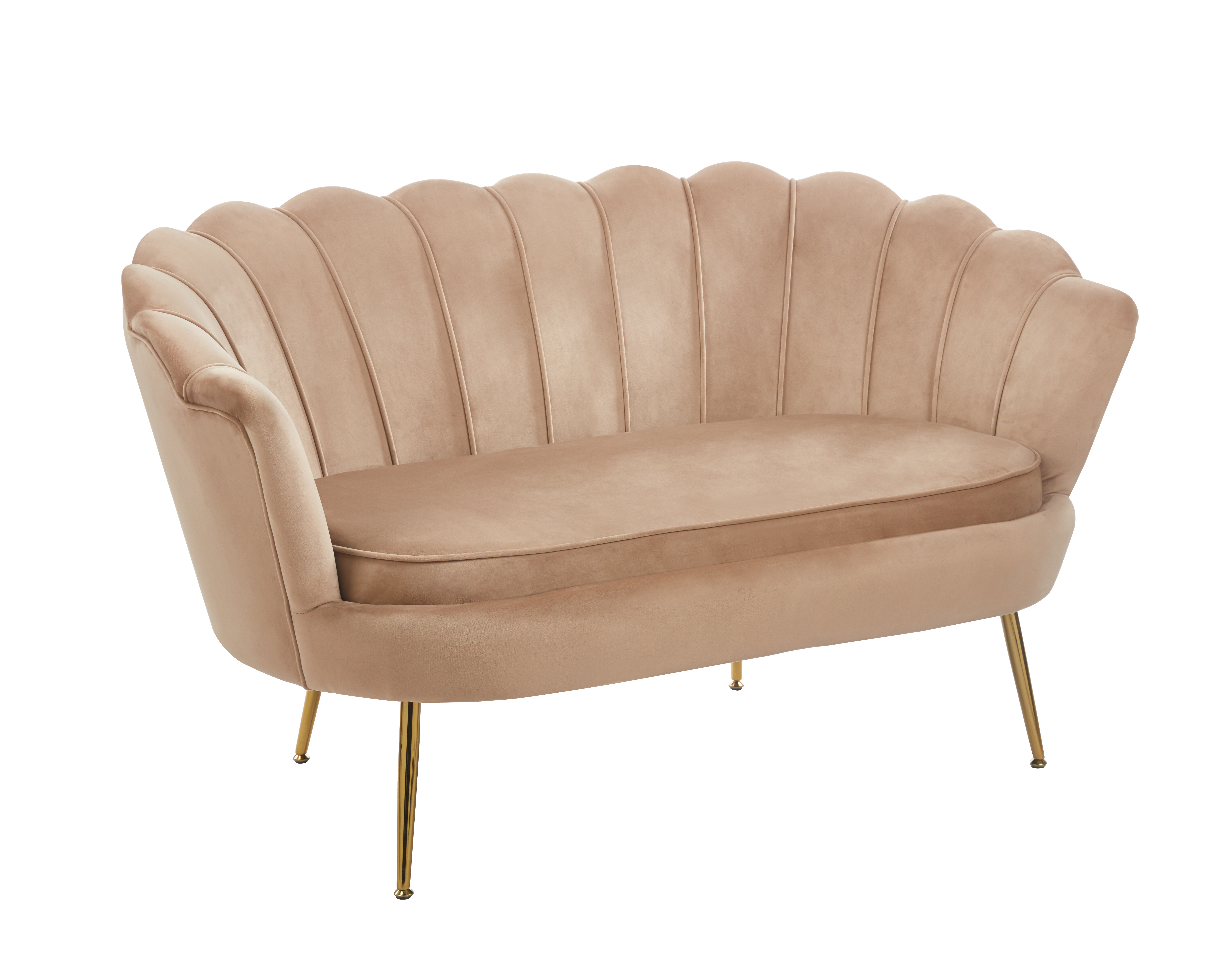 Sofa SF1-FX velvet (G) - Riviera 24 cappuccino
