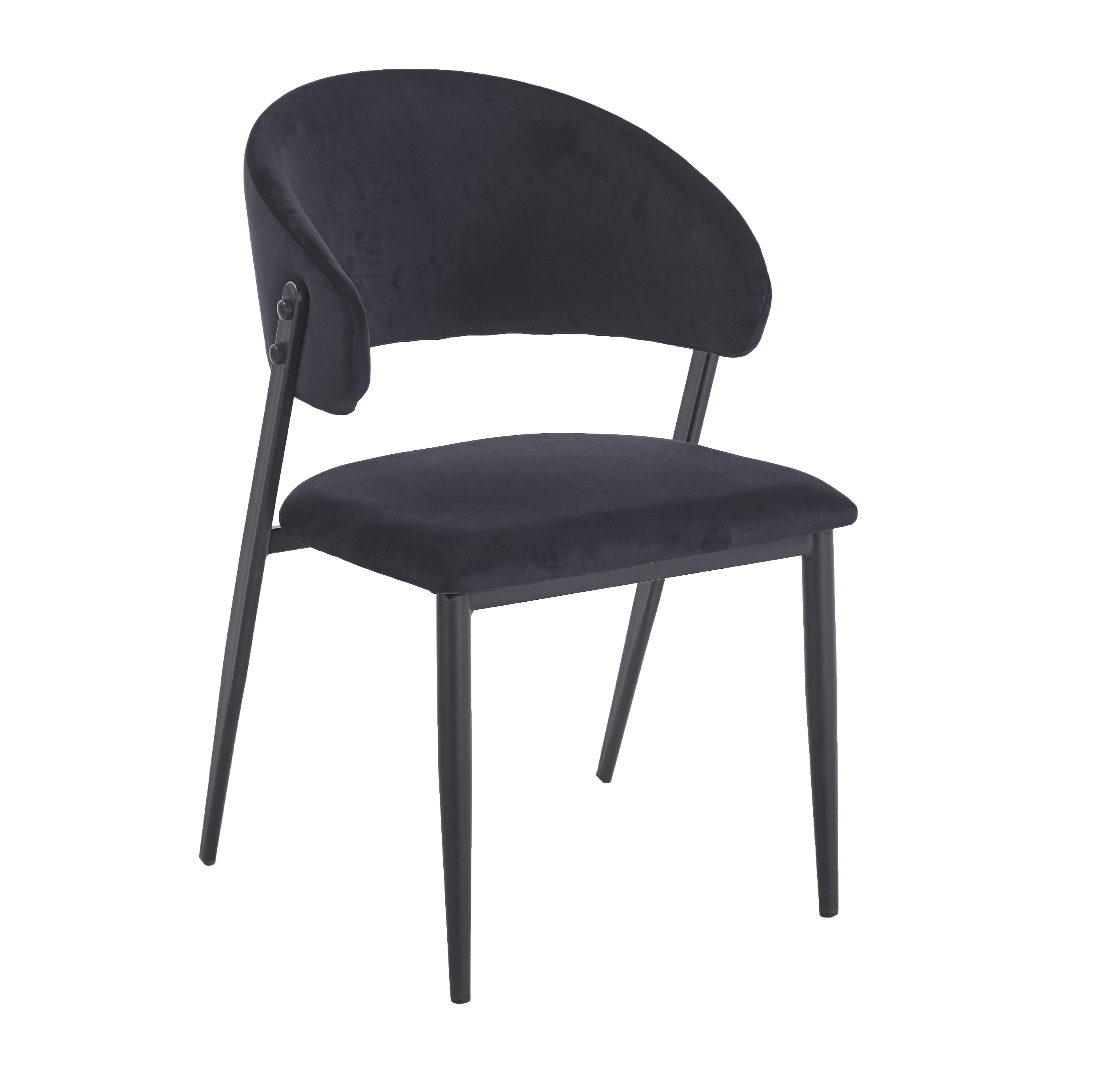  Krzesło K48-FX czarne velvet Riviera 100