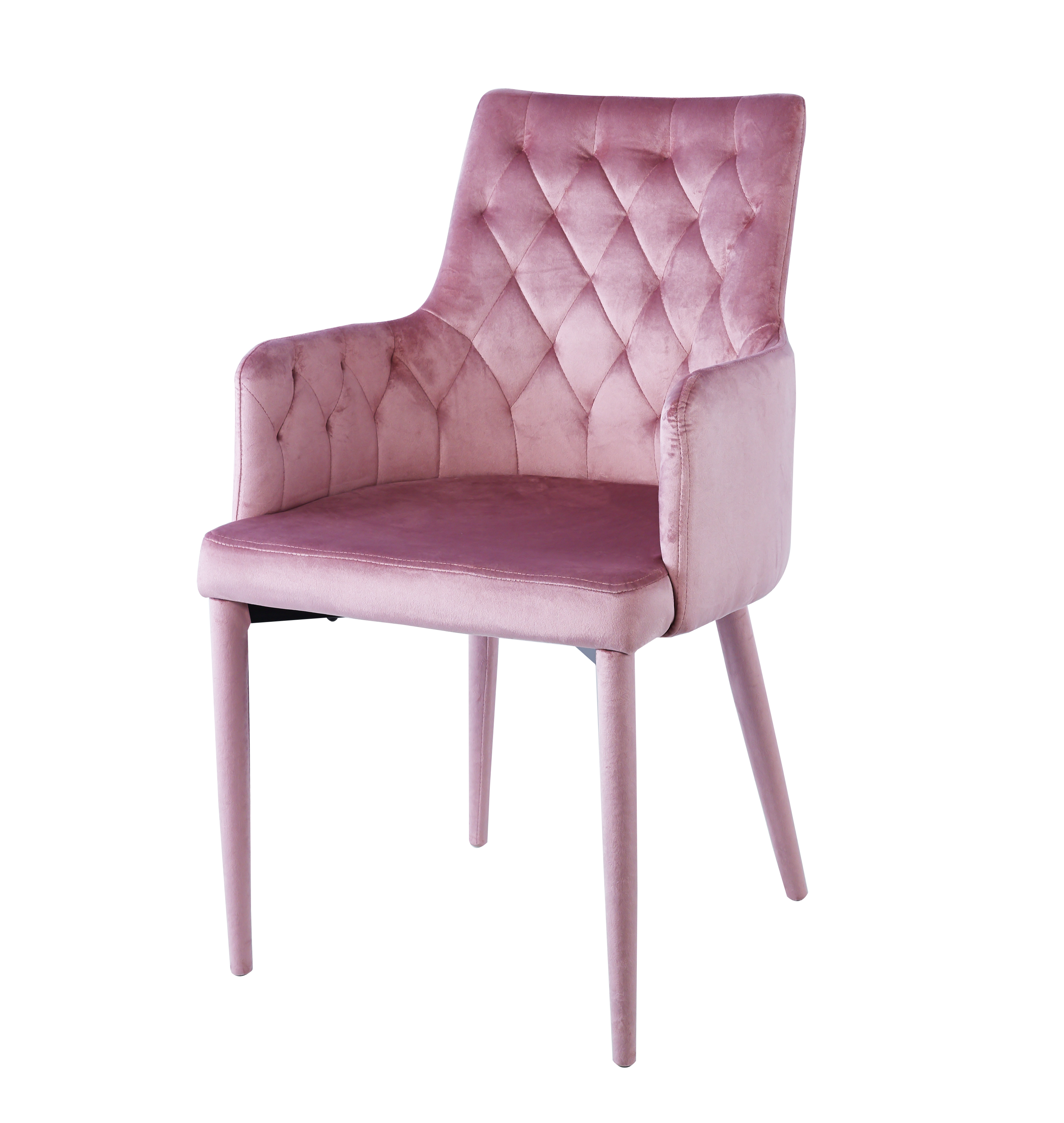Krzesło MC-02-2 velvet różowe