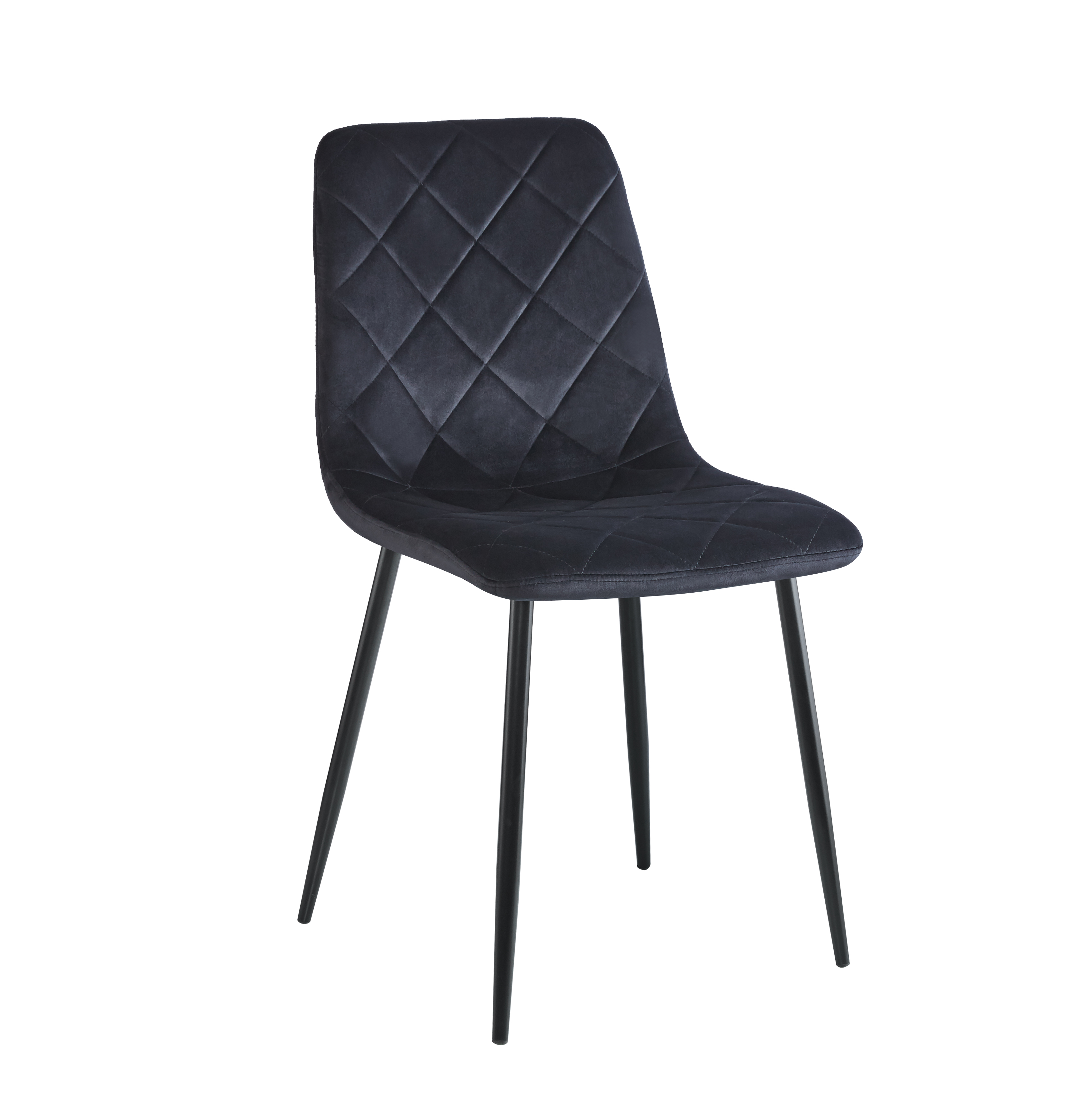 Krzesło velvet K6-FX (czarne)