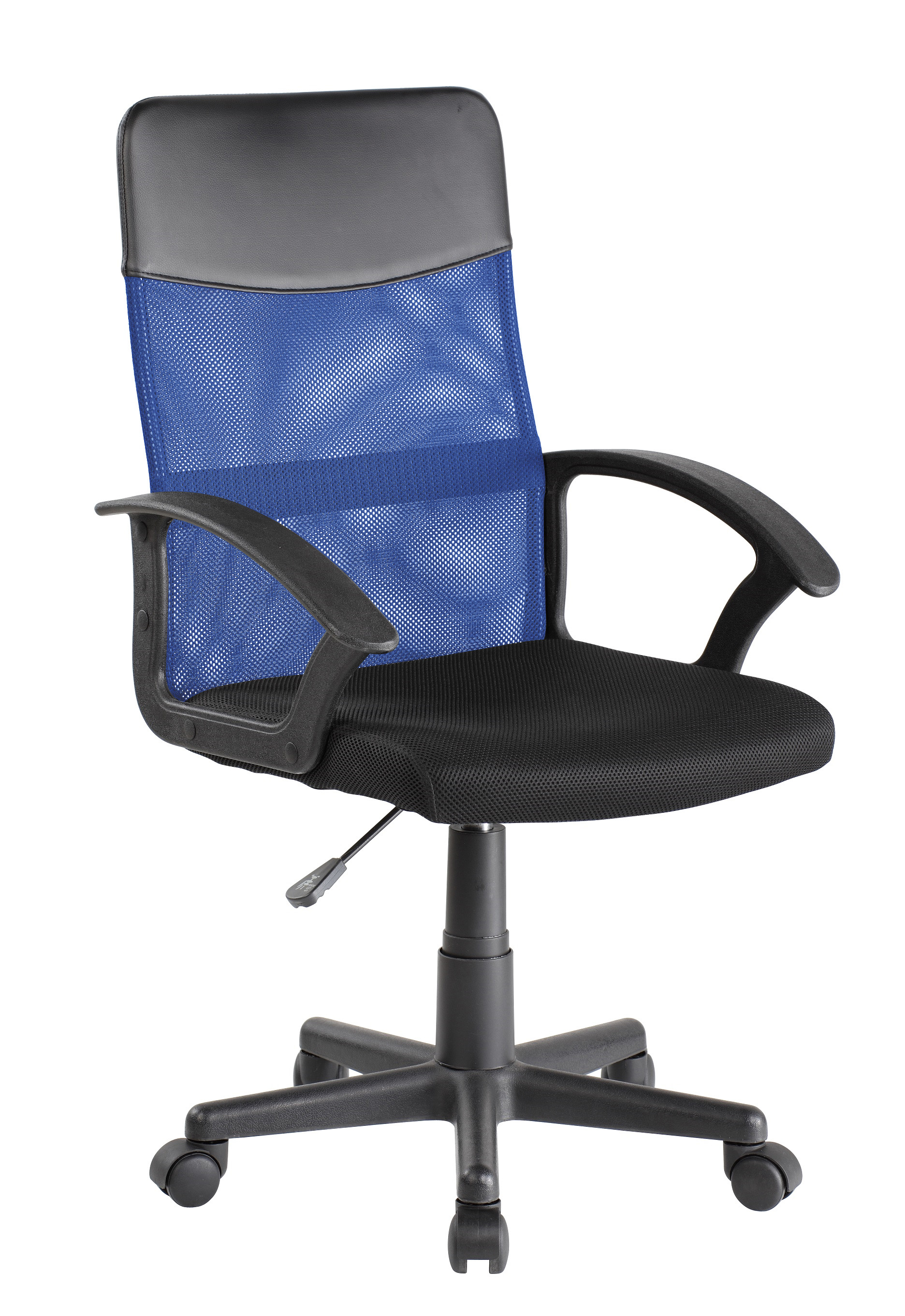 Krzesło obrotowe QZY-68 niebiesko/czarne