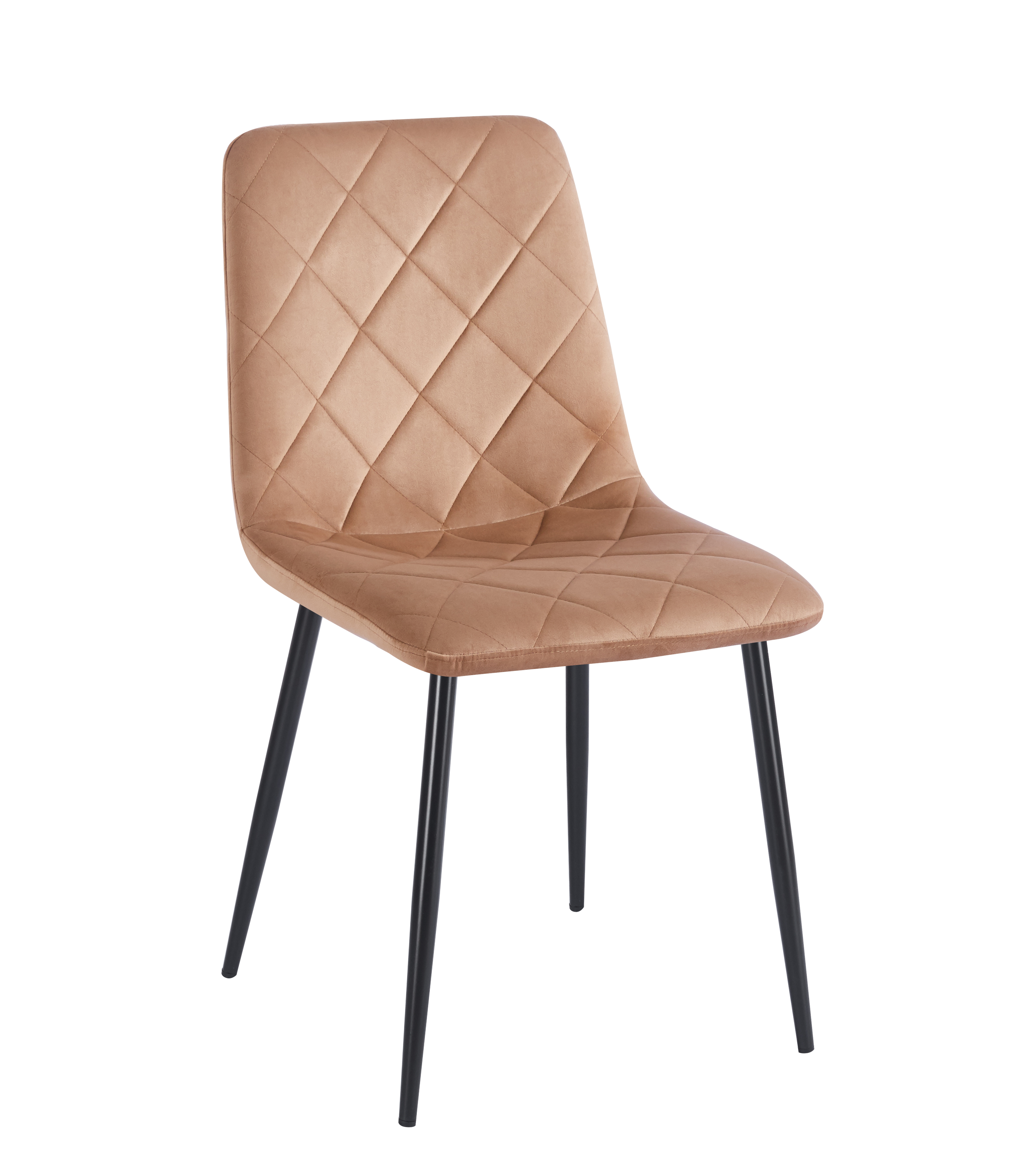 Krzesło  K6-FX (B) velvet - Riviera 24 cappuccino