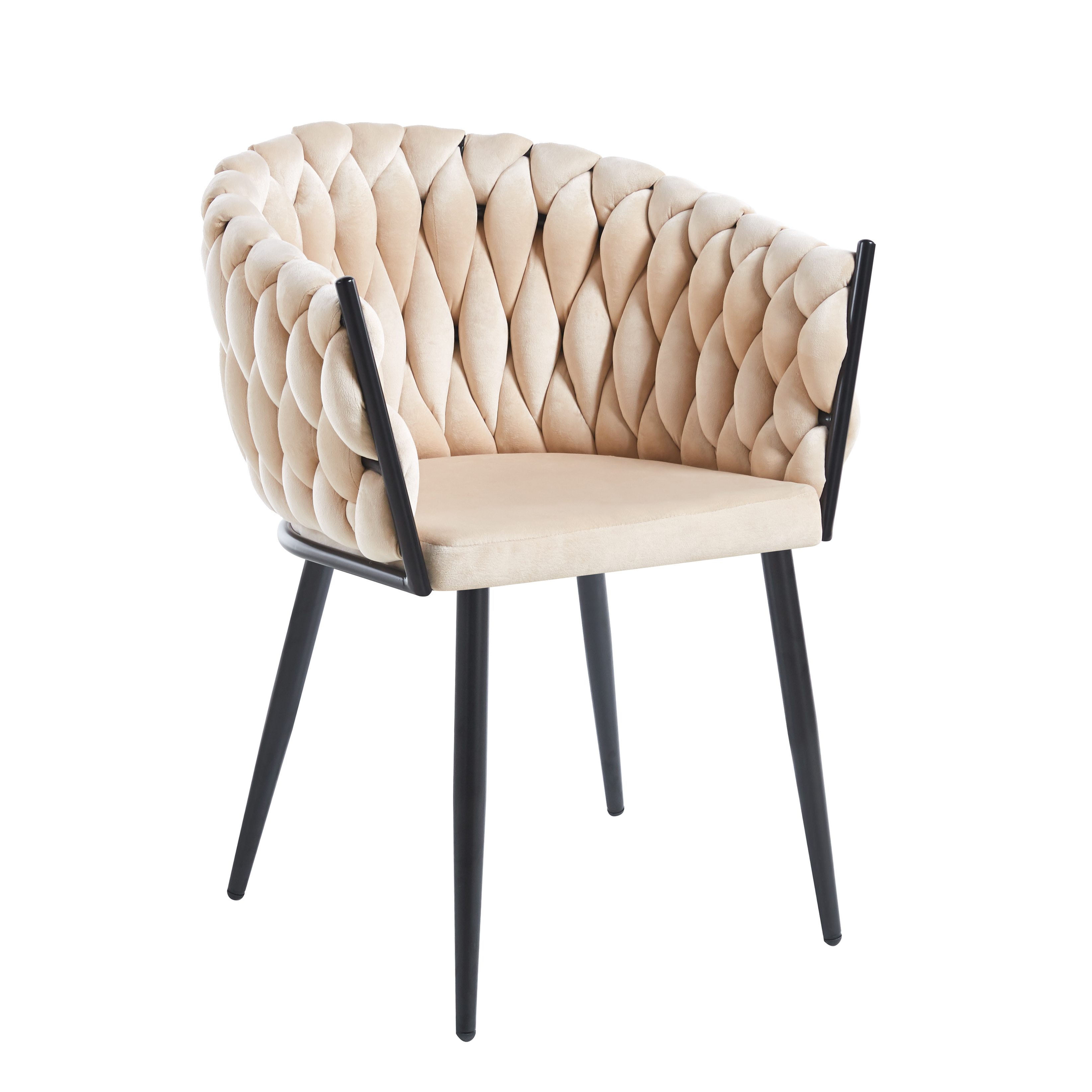 Krzesło velvet K7-FX (beżowe)