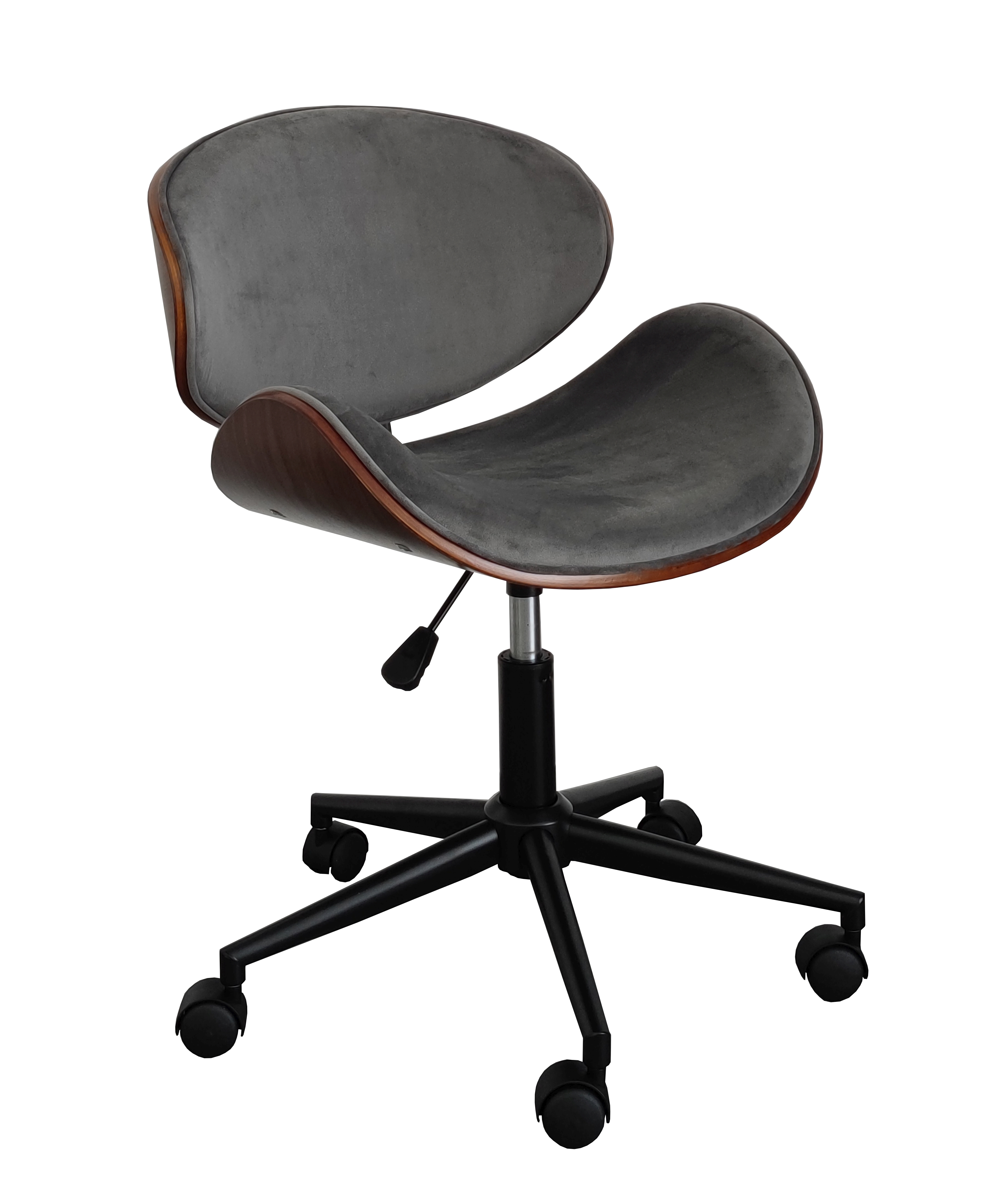 Krzesło obrotowe FB5-FX velvet szare