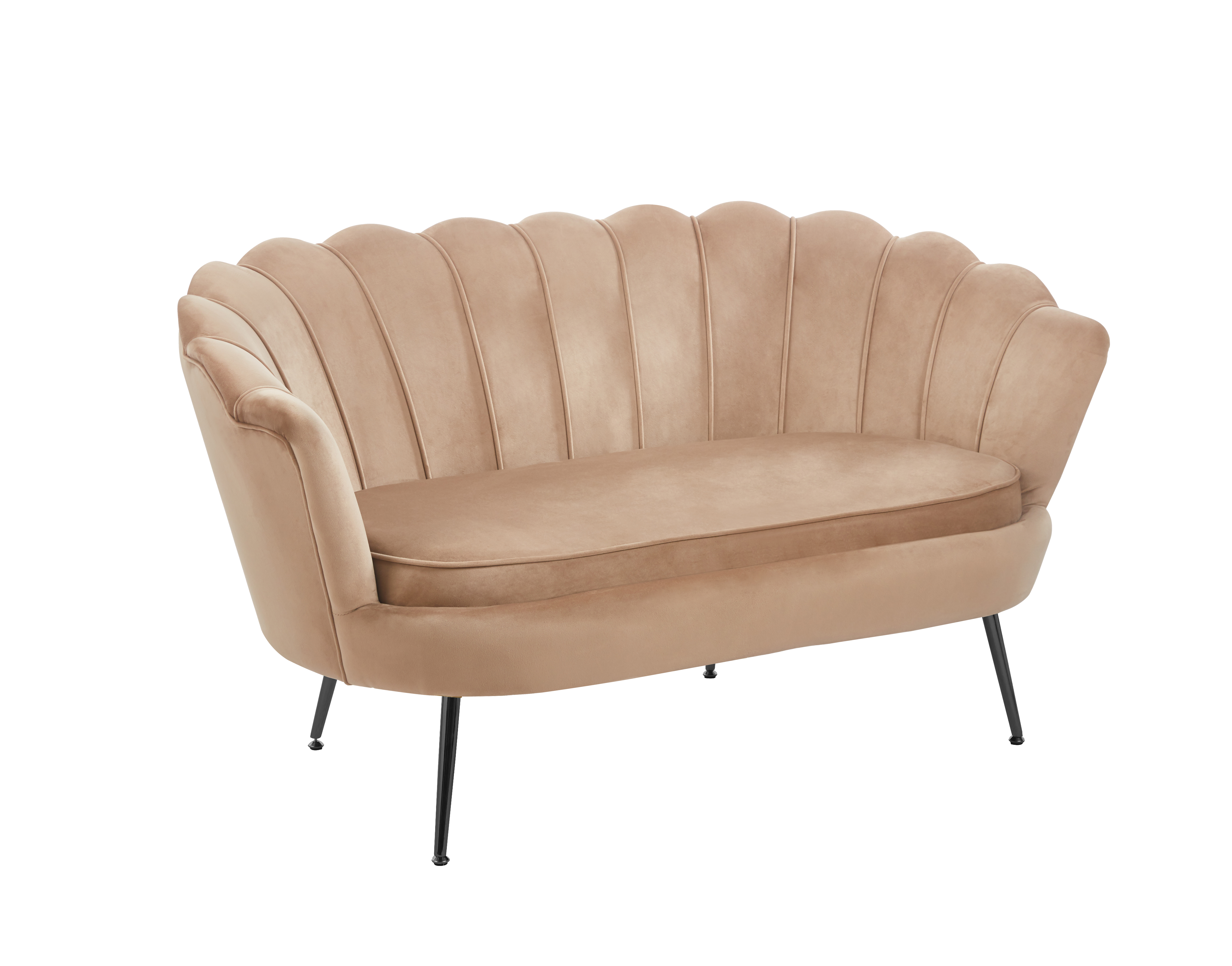Sofa SF1-FX velvet (G) - Riviera 24 cappuccino