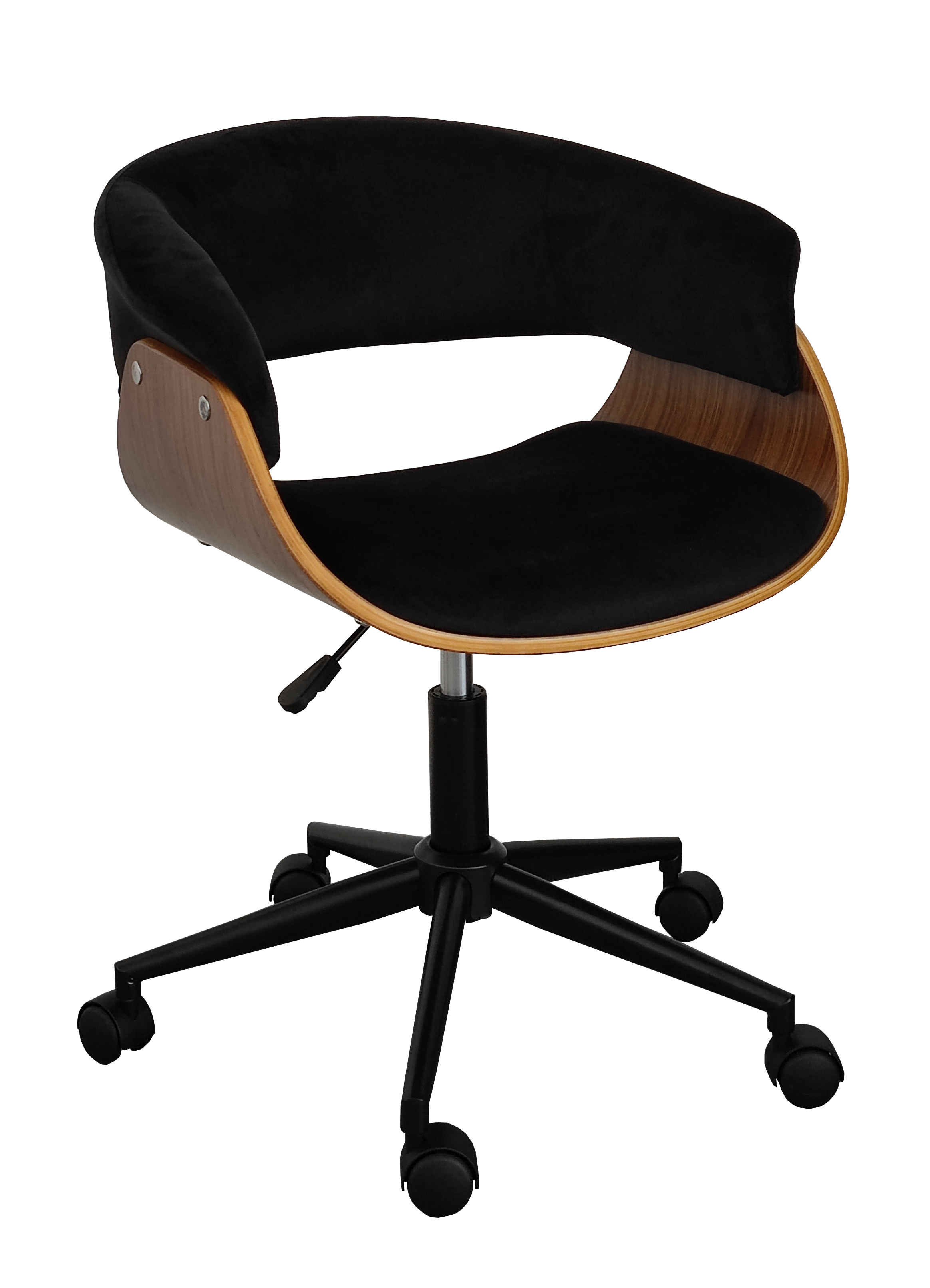 Krzesło obrotowe FB6-FX velvet czarne