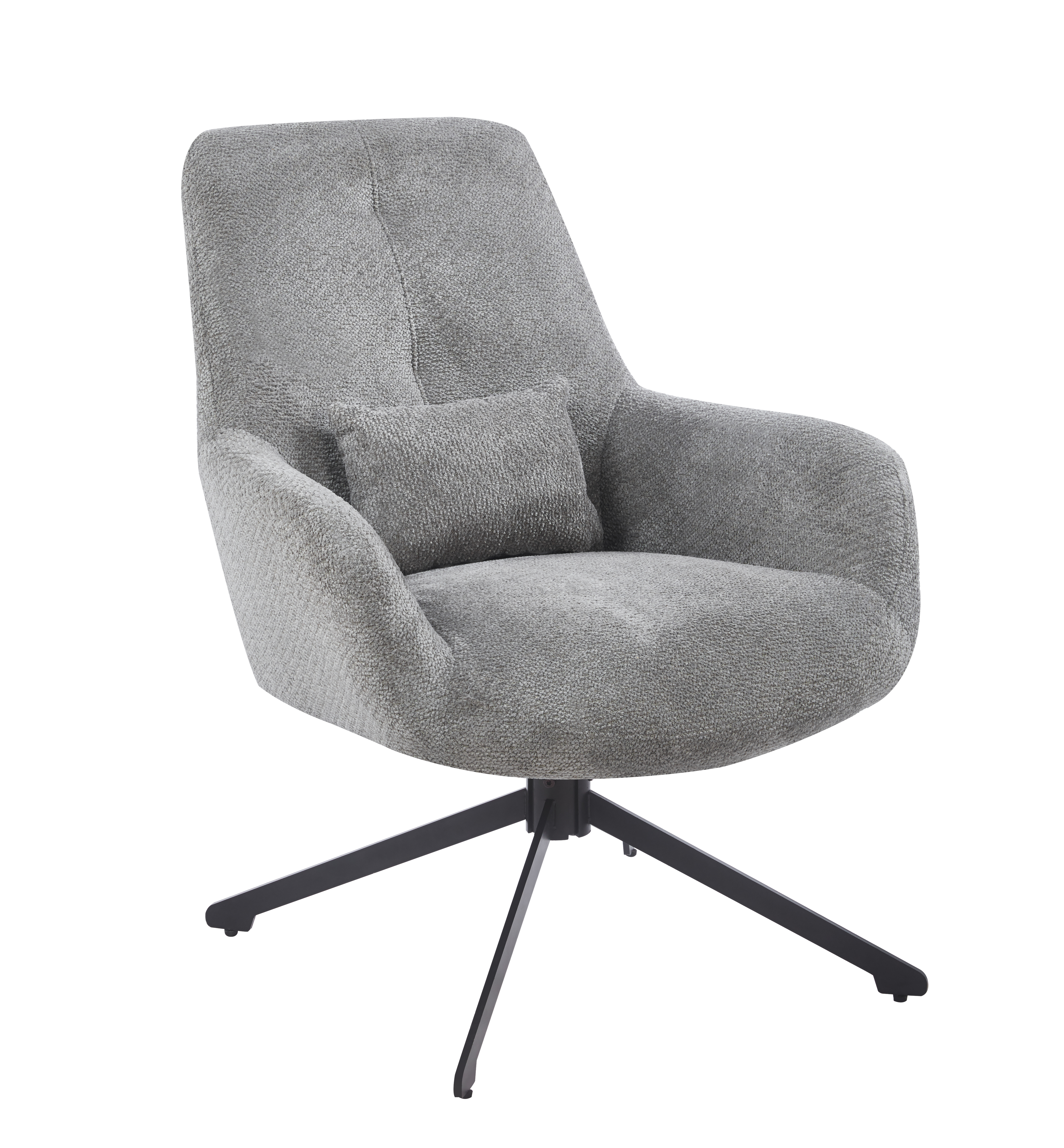 Fotel Egon FR13-FX (szary) obracane siedzisko