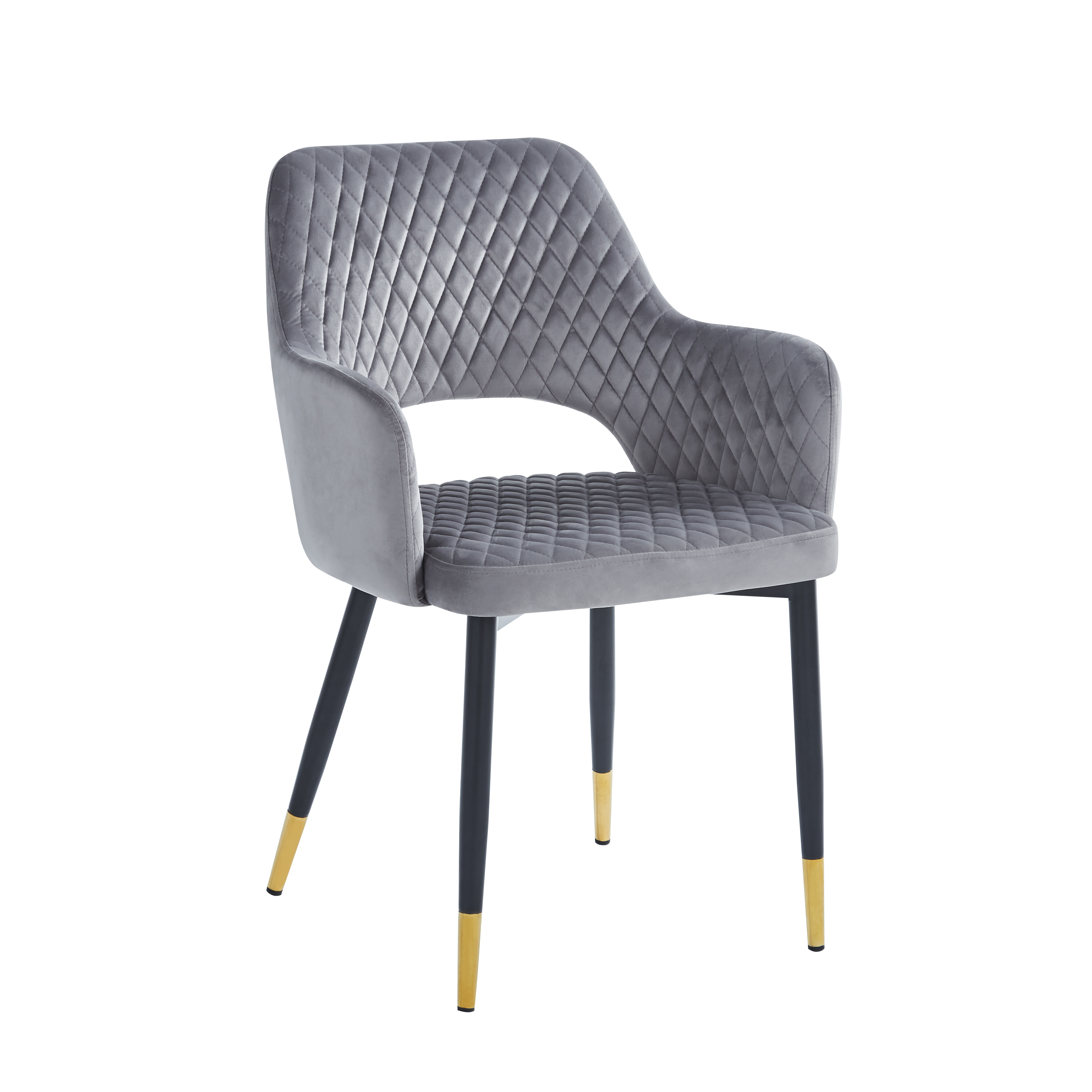 Krzesło K3-FX velvet (szare)