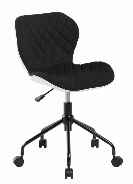 Krzesło obrotowe QZY-85 czarno/białe