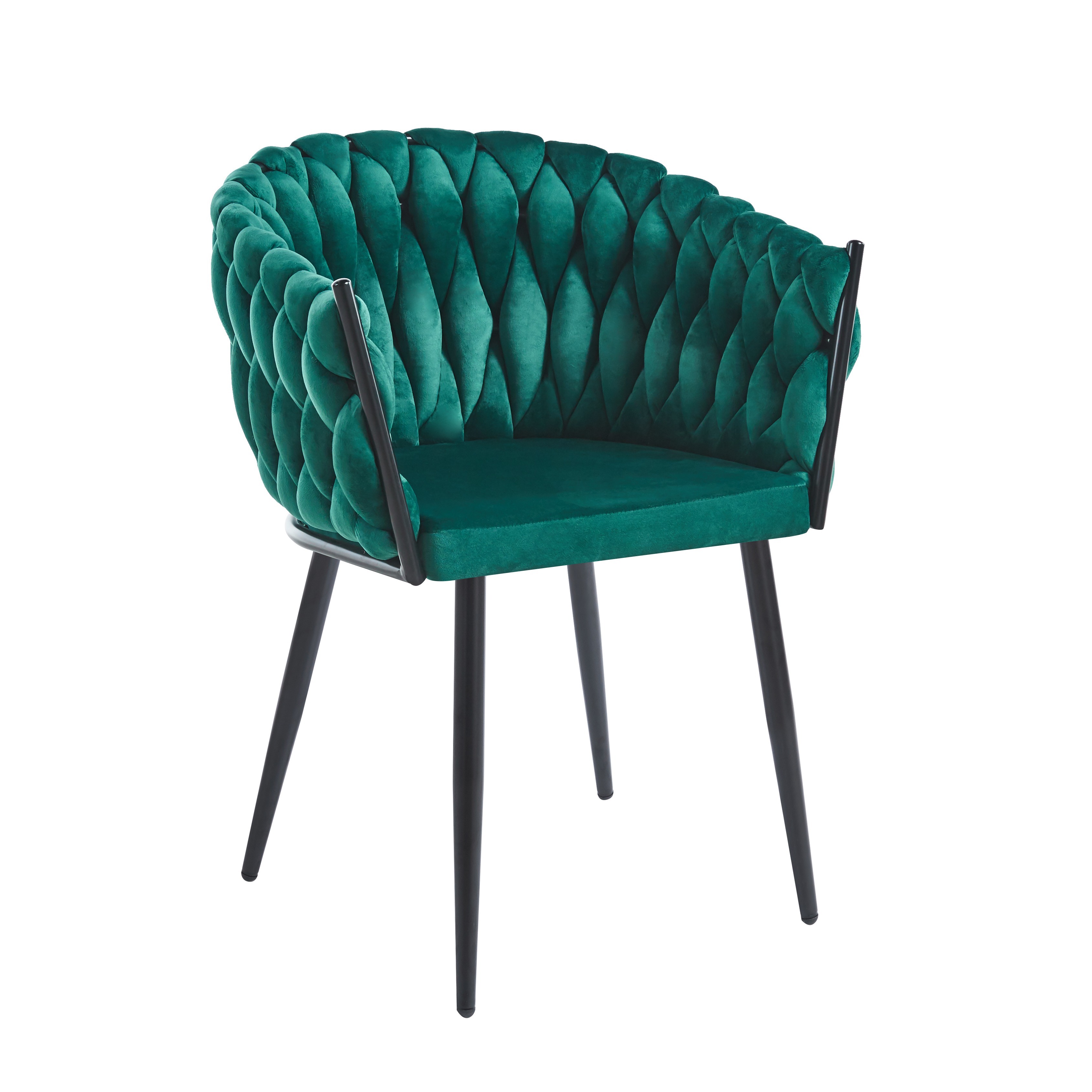 Krzesło velvet K7-FX (zielone)