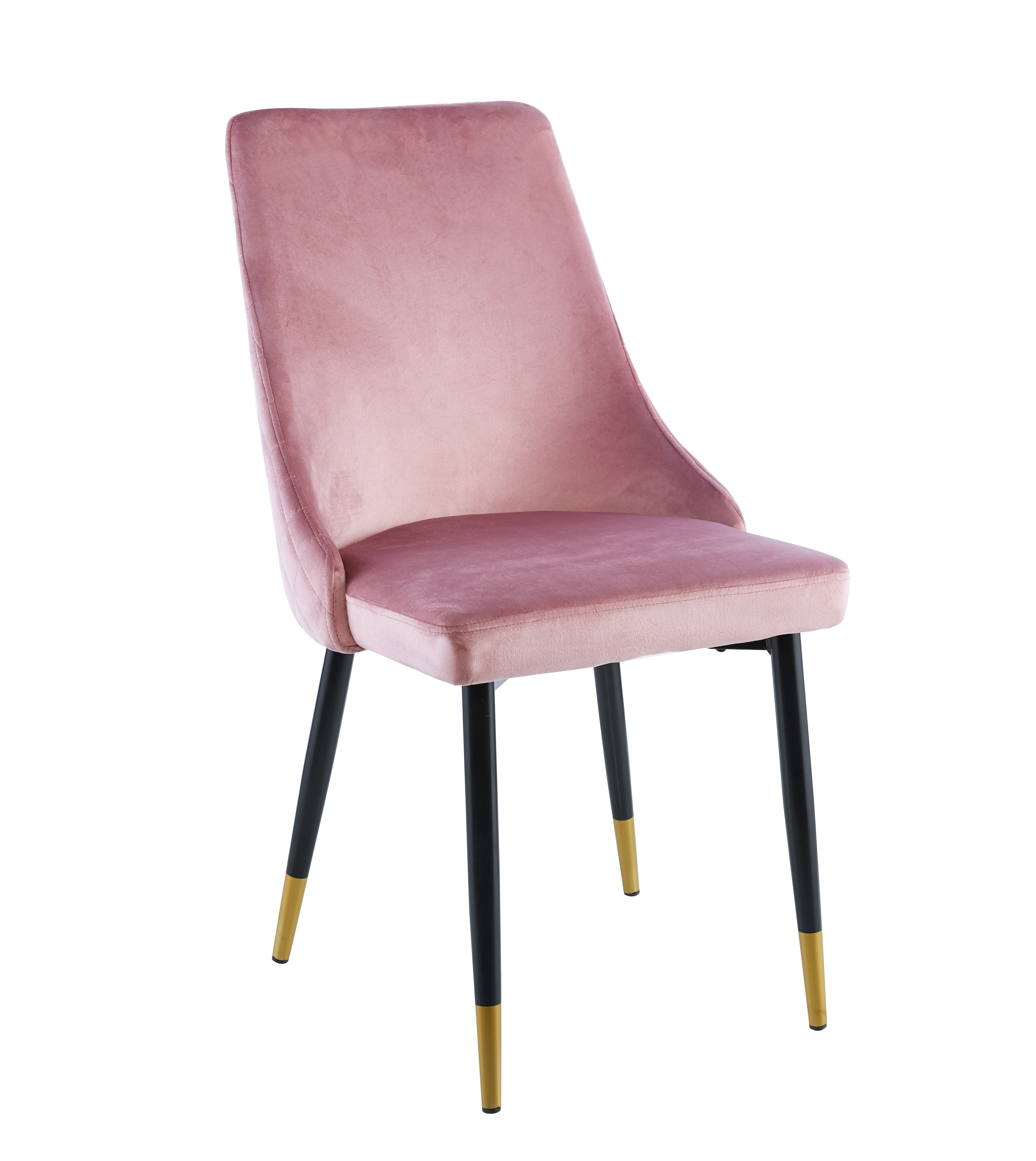 Krzesło GRS-031 velvet różowe