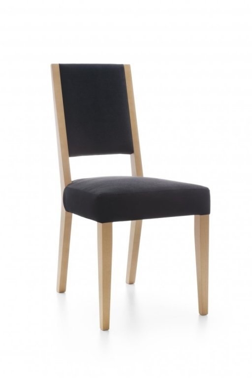 Krzesło BELL B114 drewno/czerń