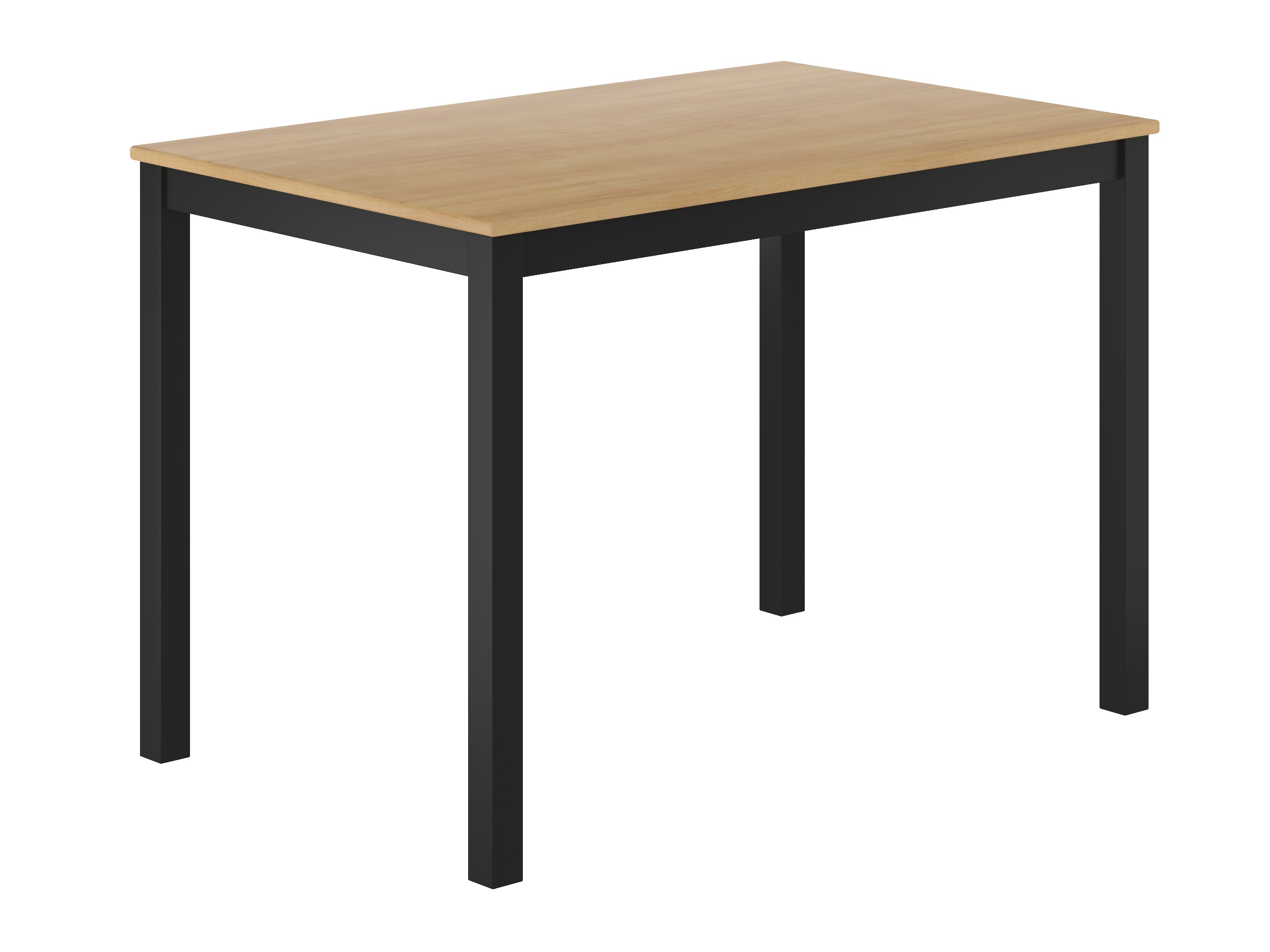 Stół ST36-FX drewniany 70x110 - dąb naturalny + czarny