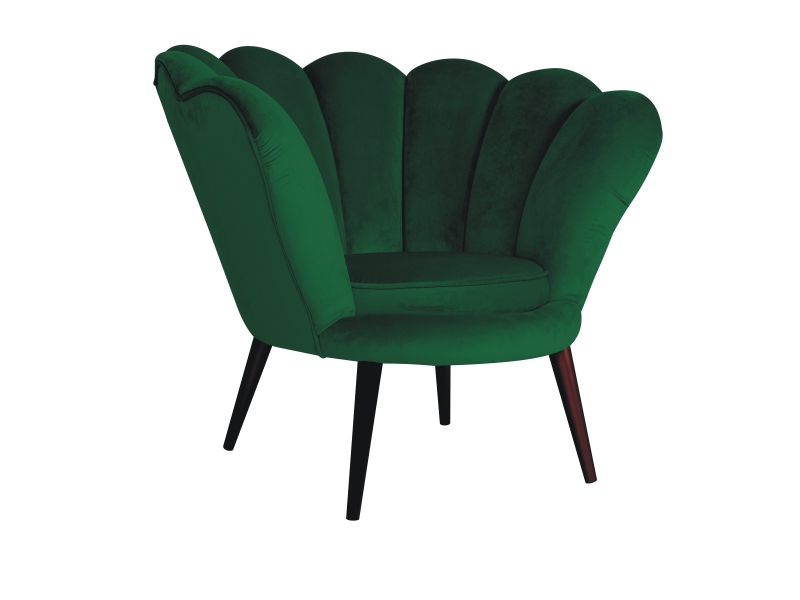 FOTEL MAGNOLIA 1 VELVET ZIELONY / VENGE