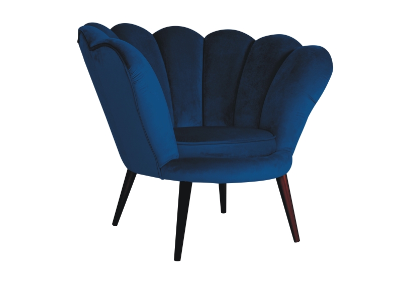 FOTEL MAGNOLIA 1 VELVET GRANATOWY / VENGE