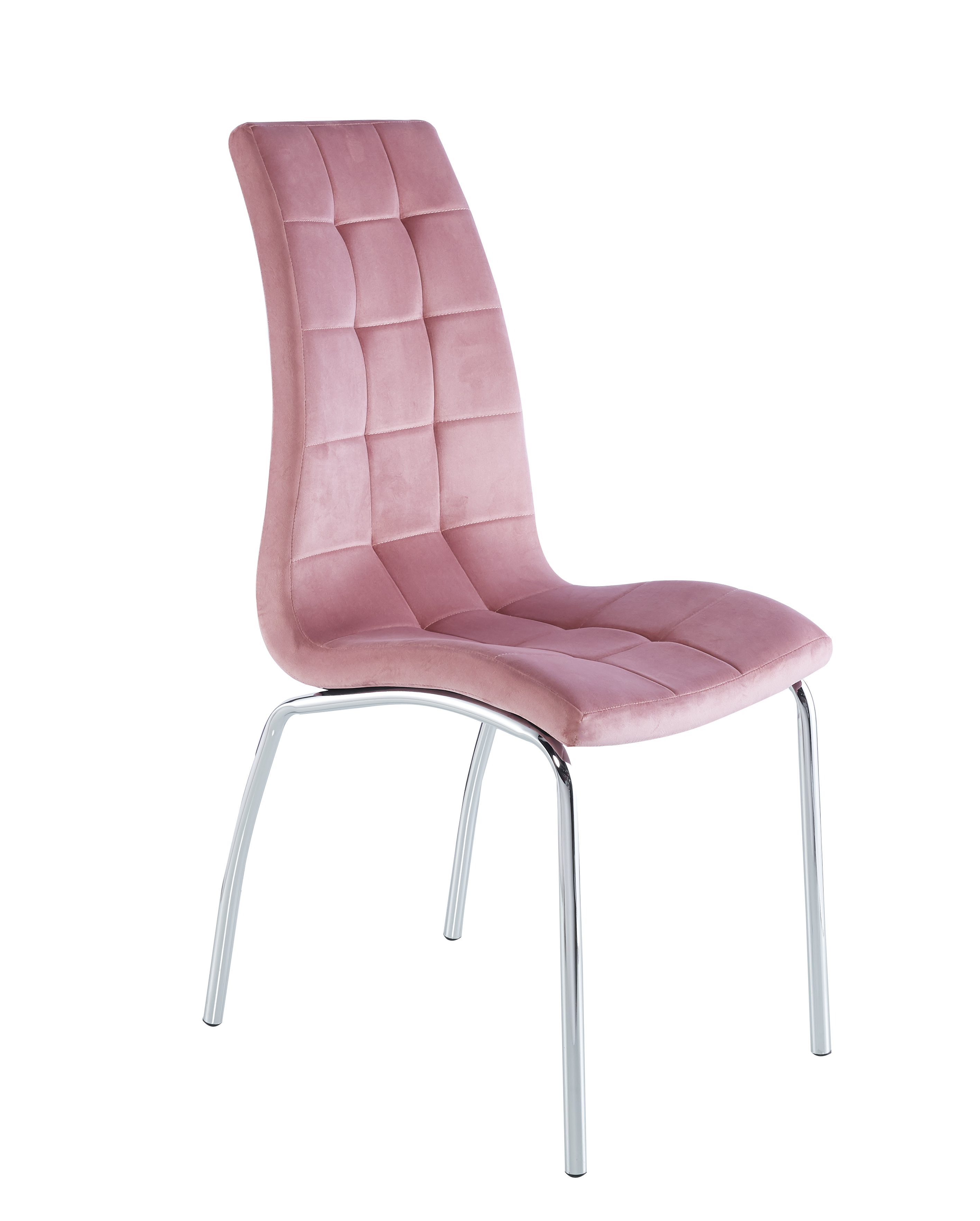 Krzesło DC2-092V velvet różowe