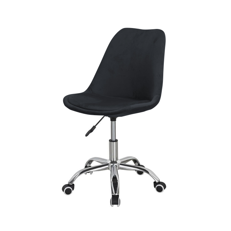 Krzesło obrotowe QZY-402CV velvet czarne