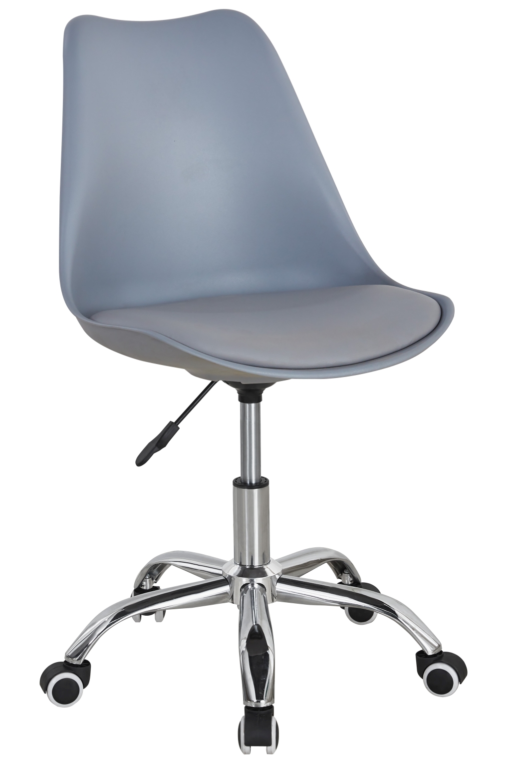 Krzesło obrotowe QZY-402C szare + szara poduszka