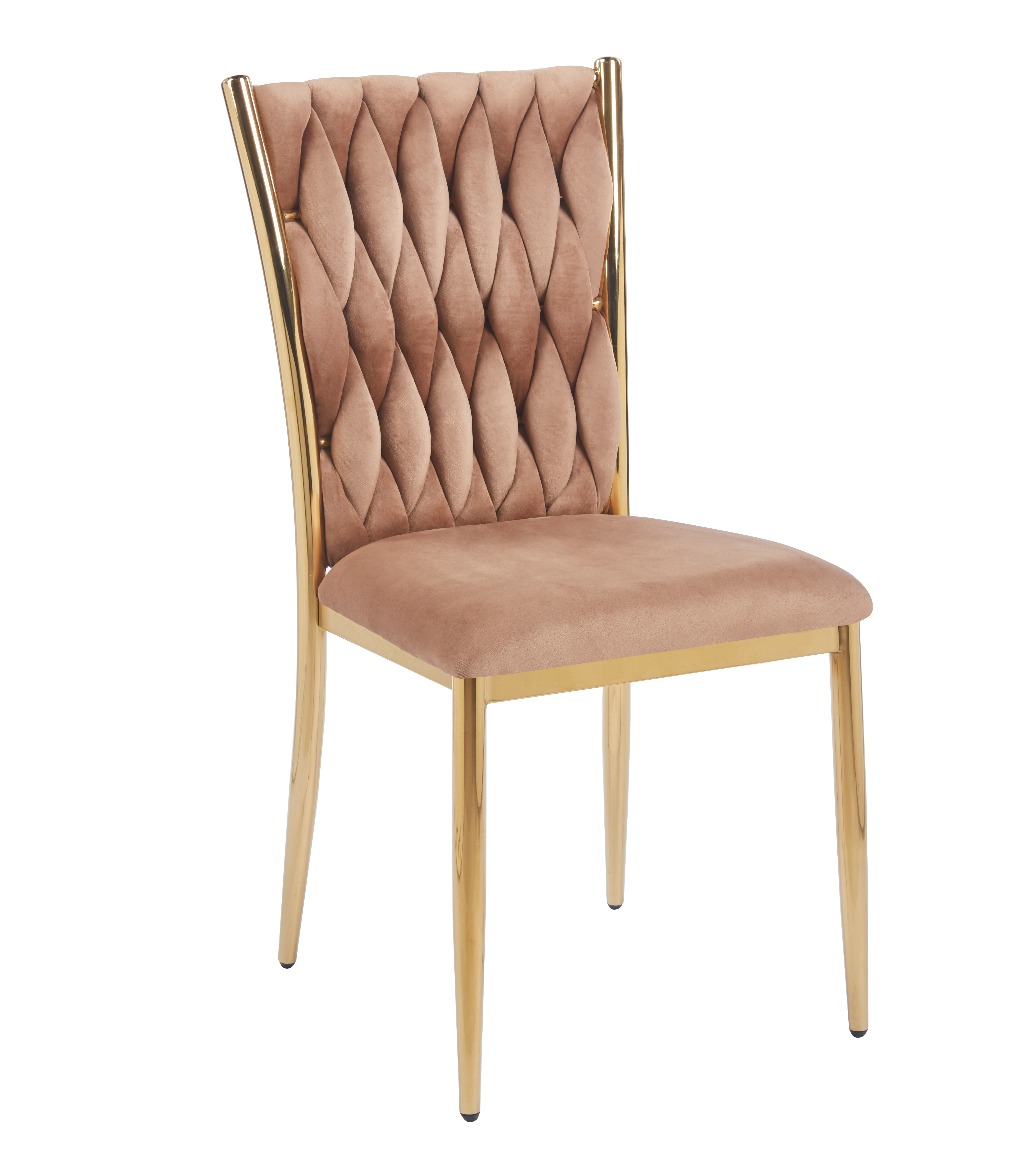 Krzesło K37-FX (G) velvet (cappuccino)