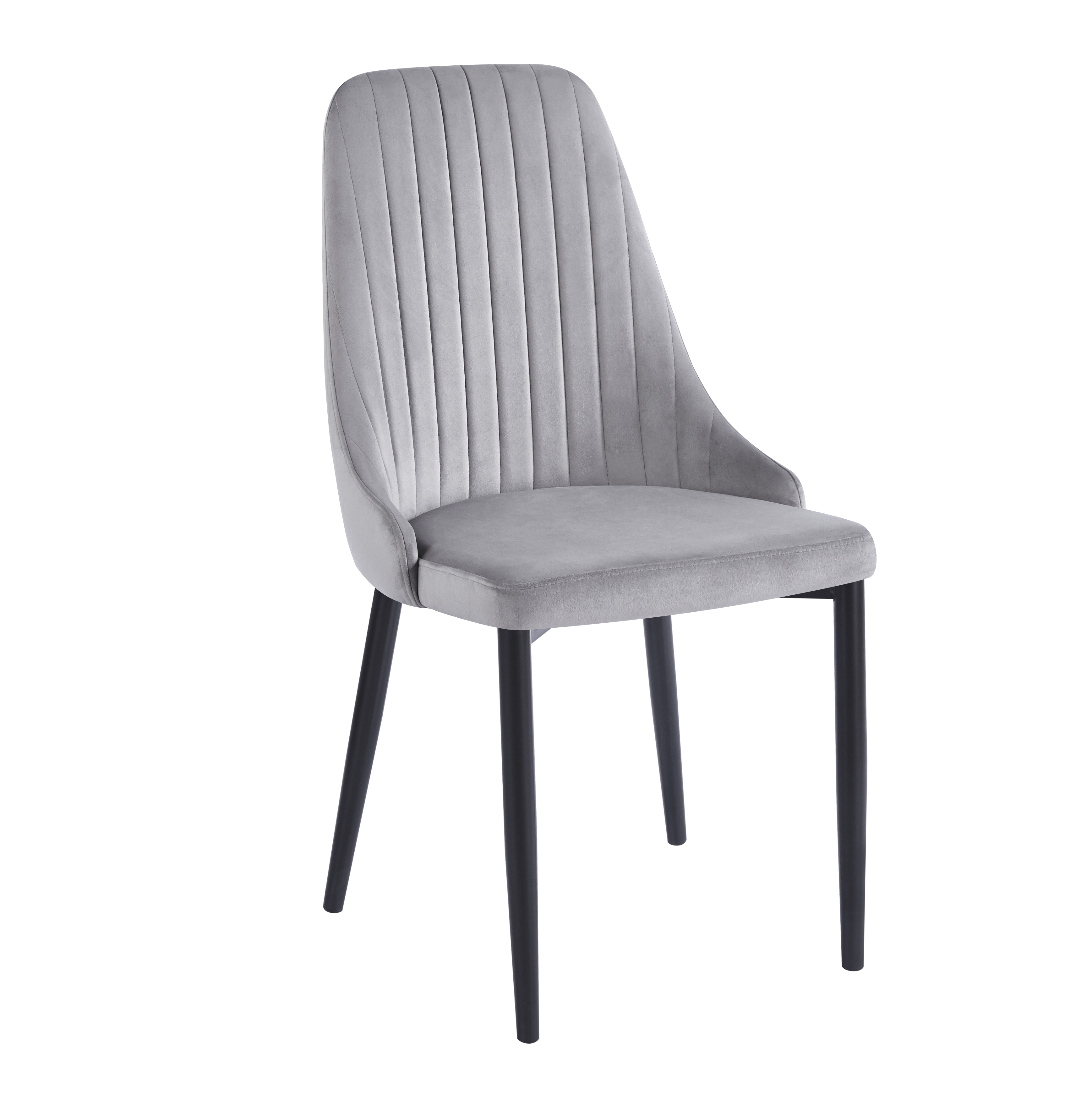 Krzesło K44-FX-140301 velvet - Riviera 91 szare