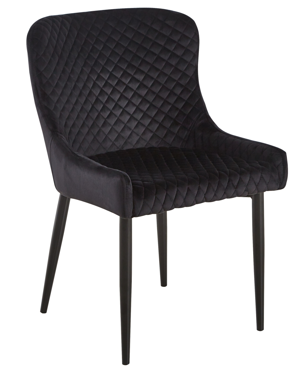 Krzesło MC-15 velvet czarne