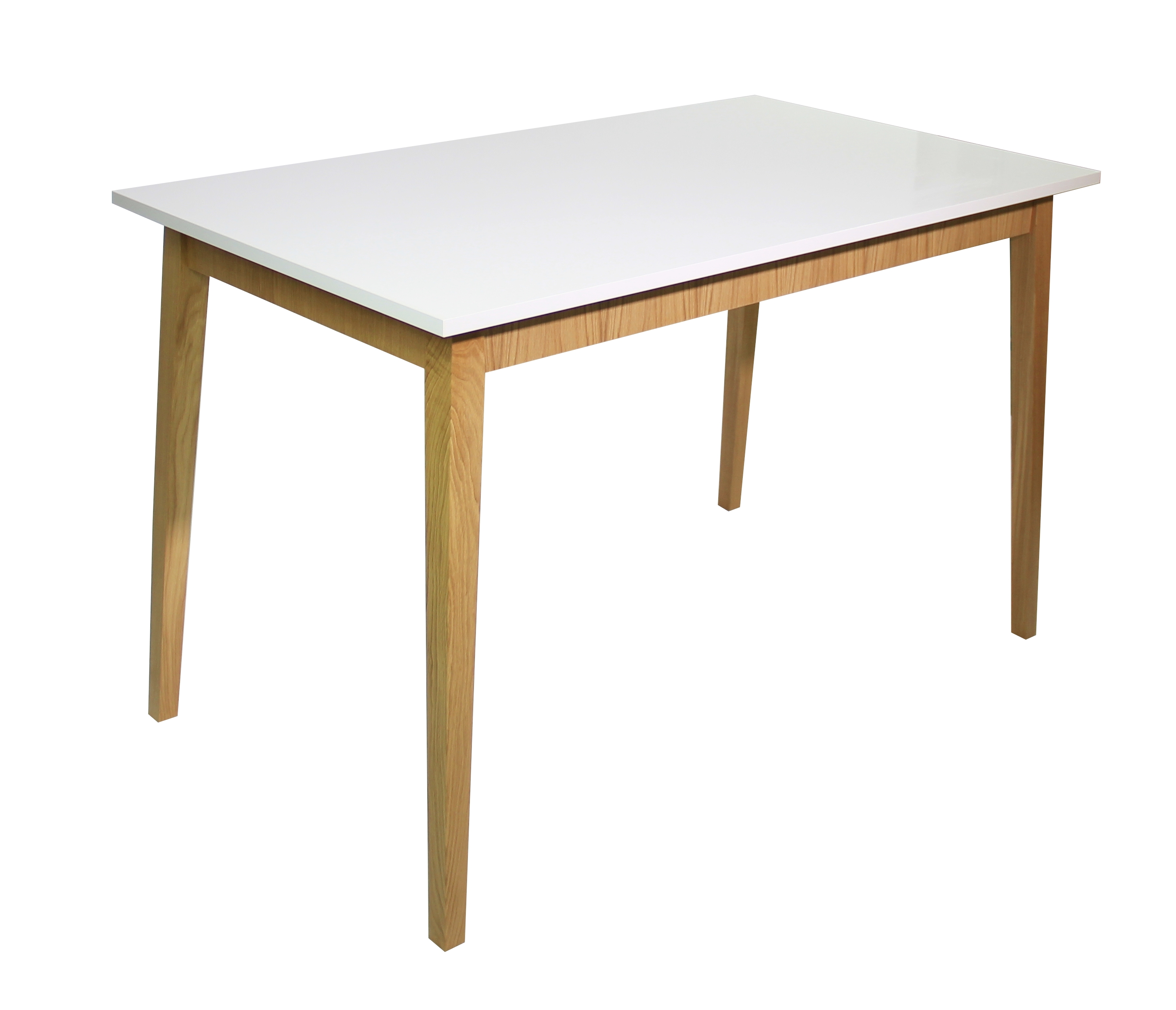 Stół Roco 68x120 biały mat/dąb