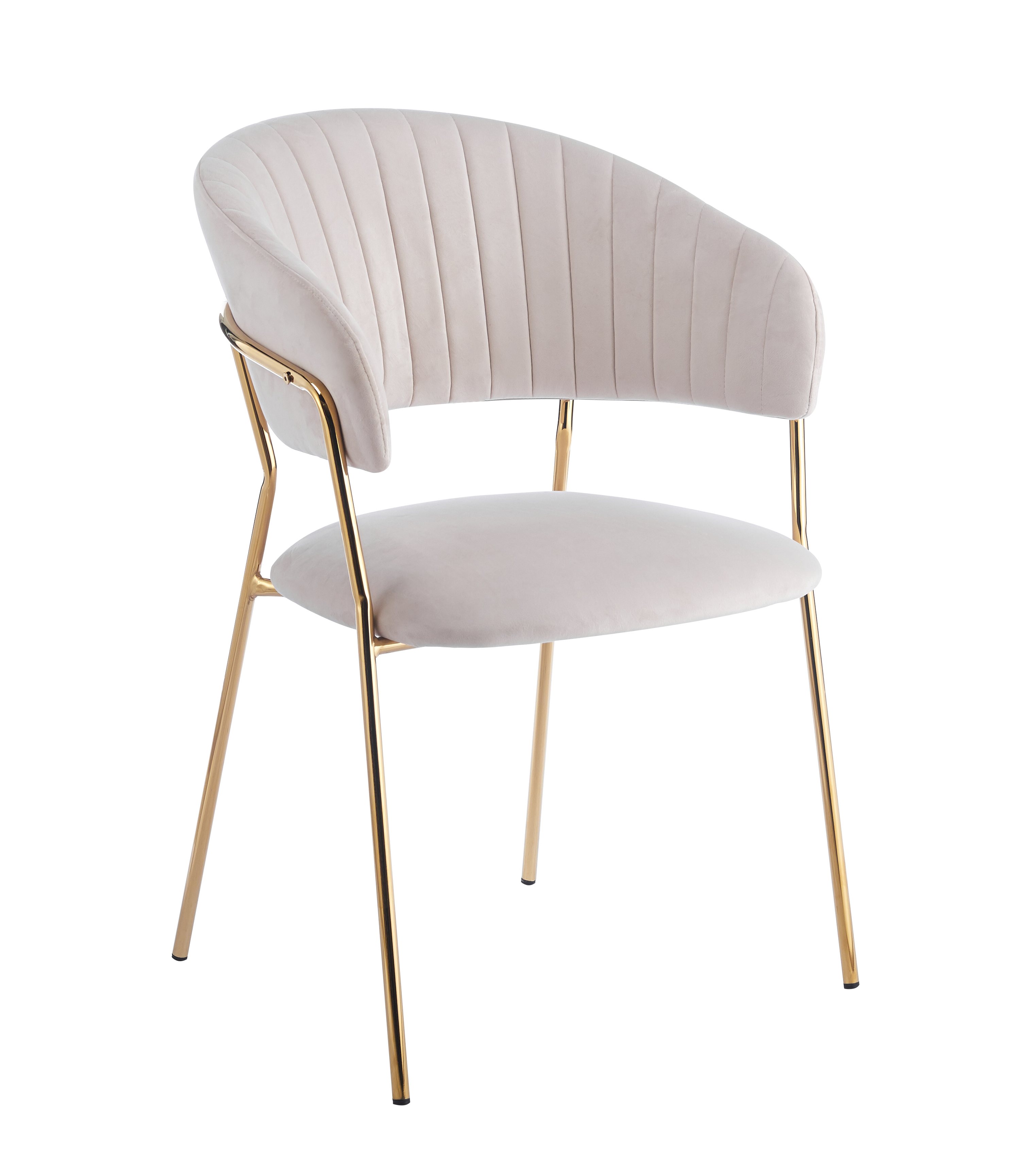 Krzesło K4-FX (G) velvet - Riviera 06 beżowe