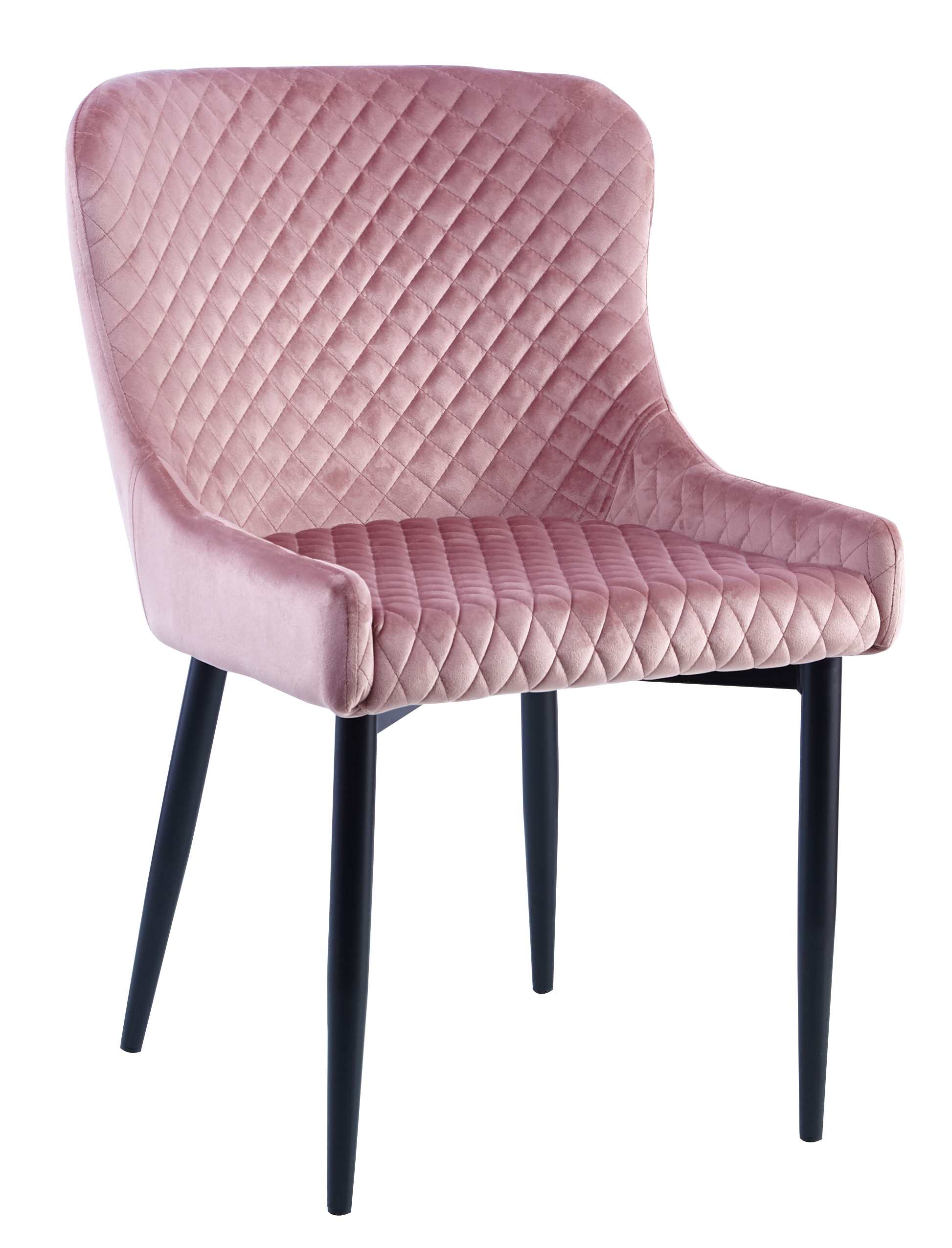 Krzesło MC-15 velvet różowe