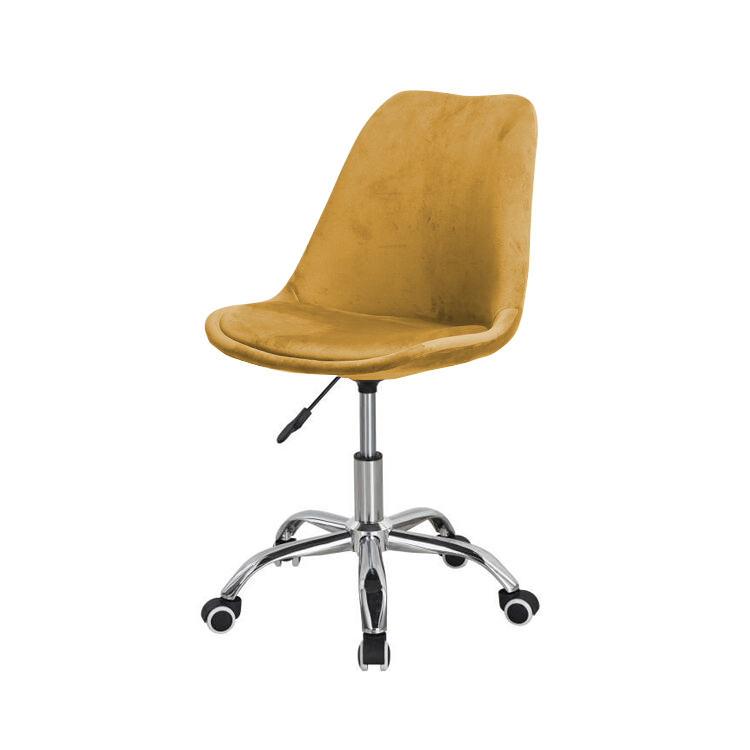 Krzesło obrotowe QZY-402CV velvet curry
