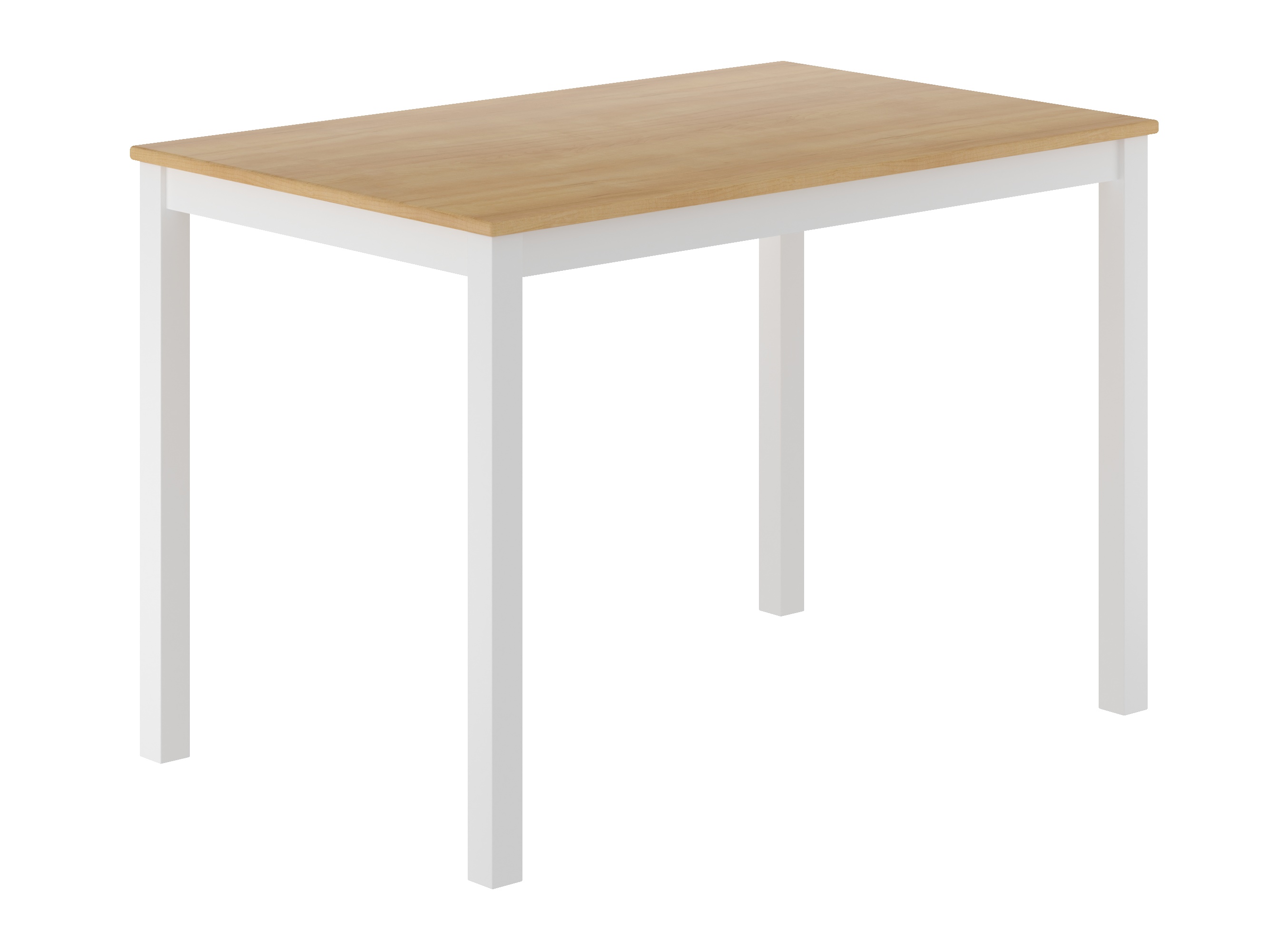 Stół ST36-FX drewniany 70x110 - dąb naturalny + biały