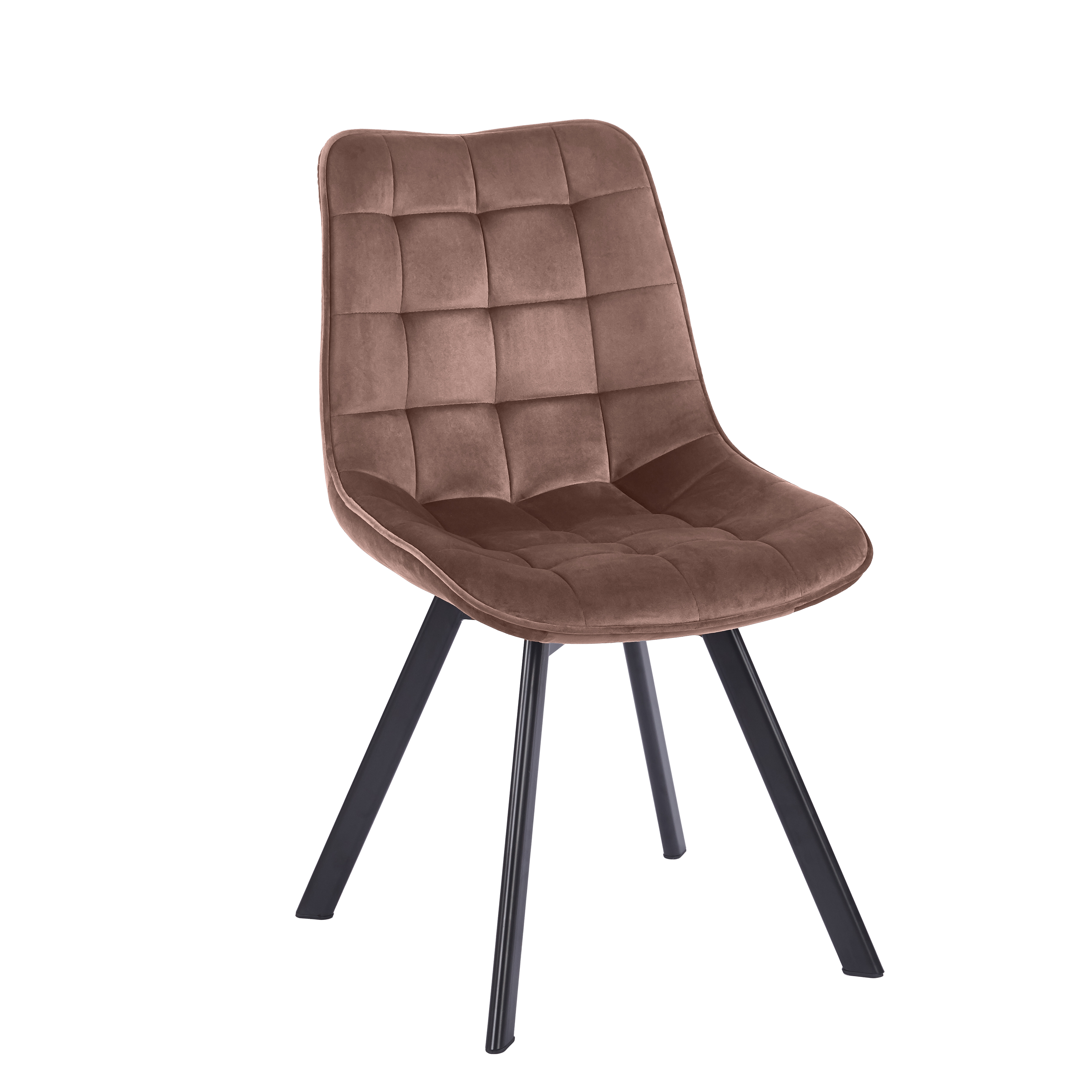 PRZEDSPRZEDAŻ Krzesło KO265-FX velvet - Riviera 26 mokka brązowe