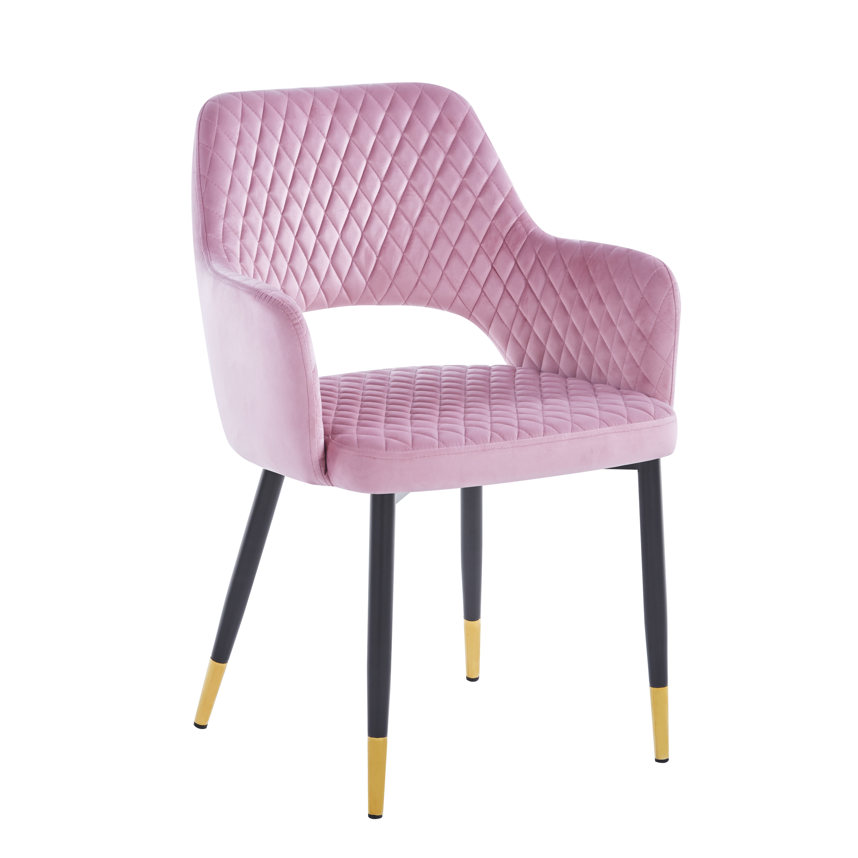 Krzesło K3-FX velvet (różowe)