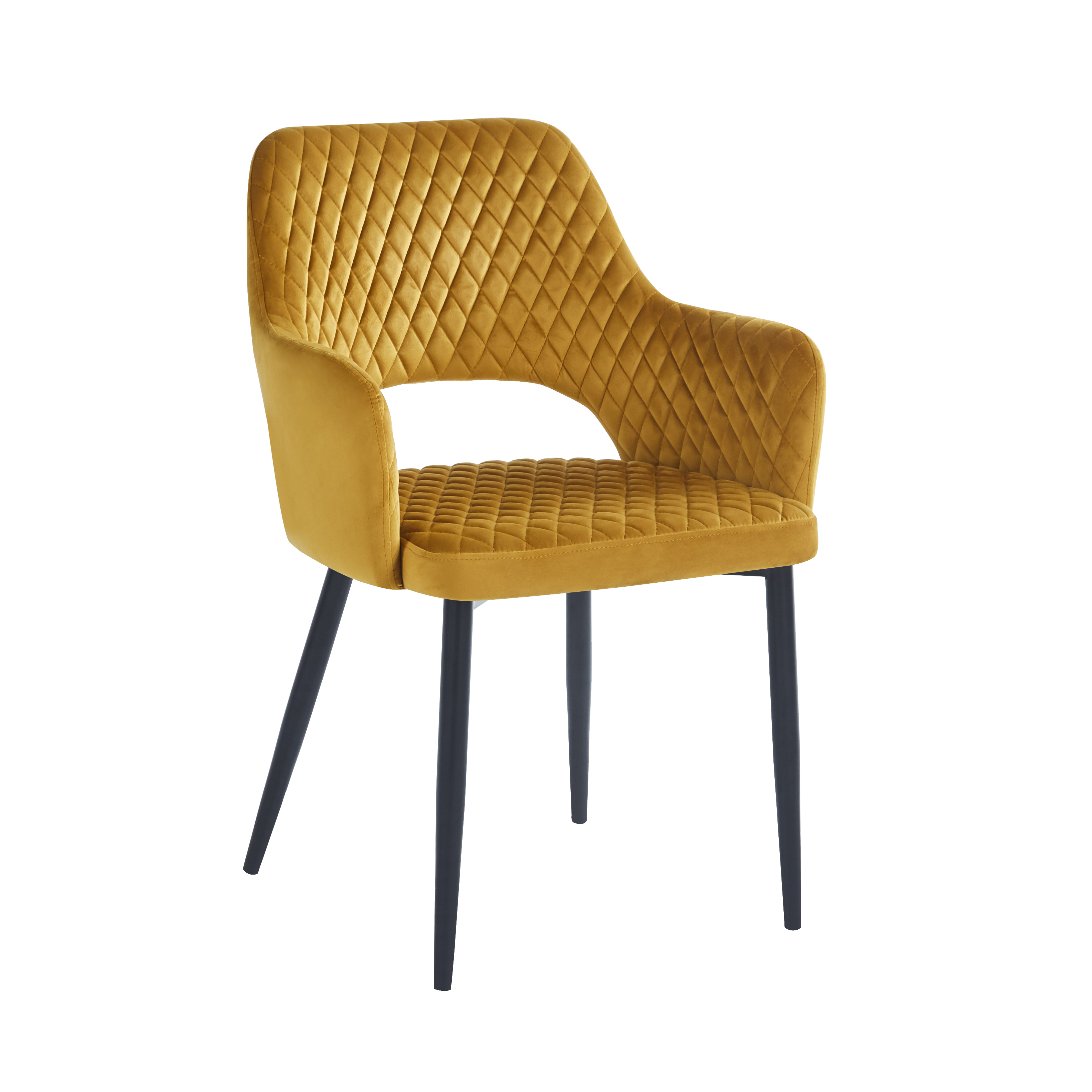 Krzesło K3-FX (B) velvet (curry)
