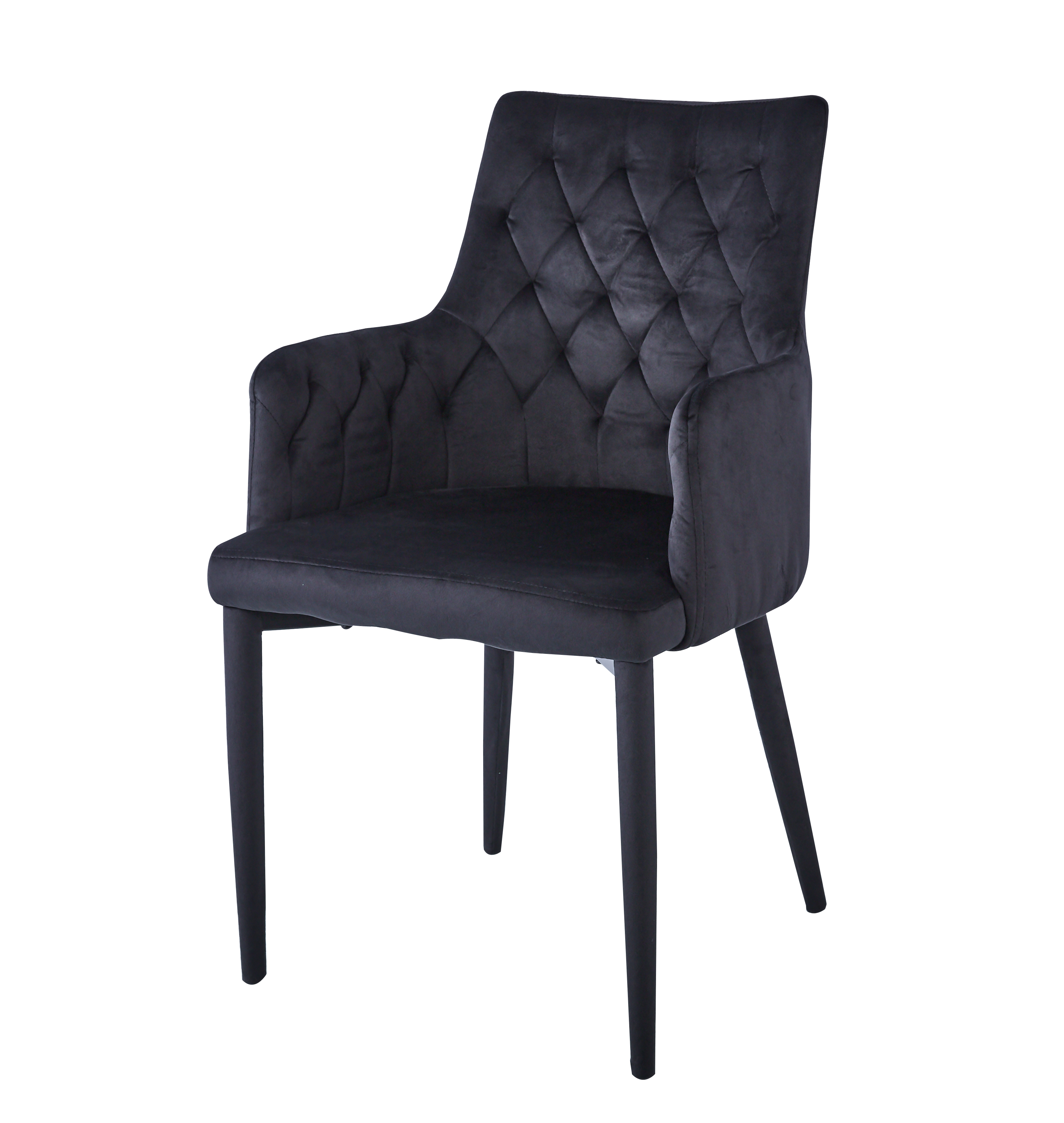 Krzesło MC-02-2 velvet czarne