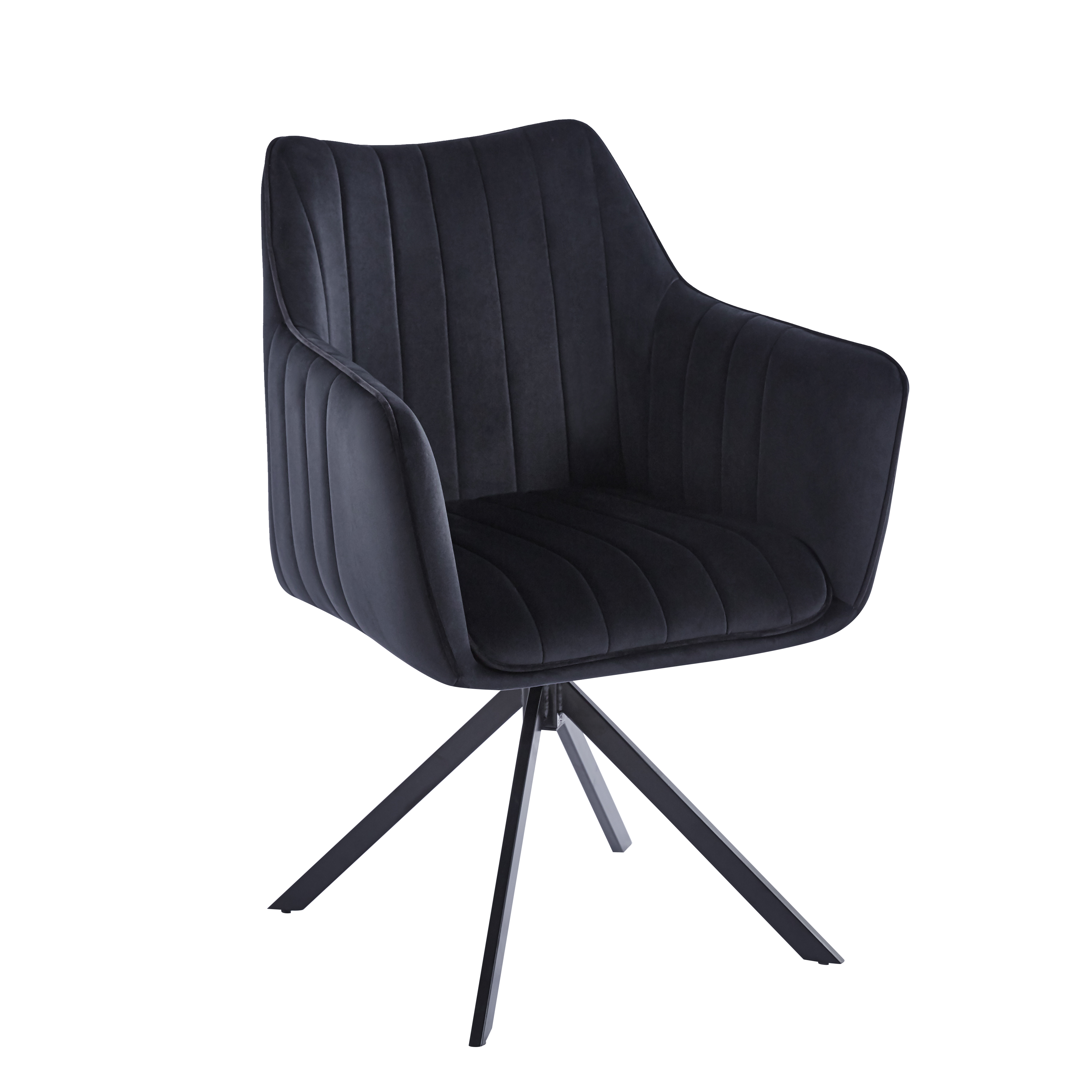 Krzesło velvet K10-FX (czarne)