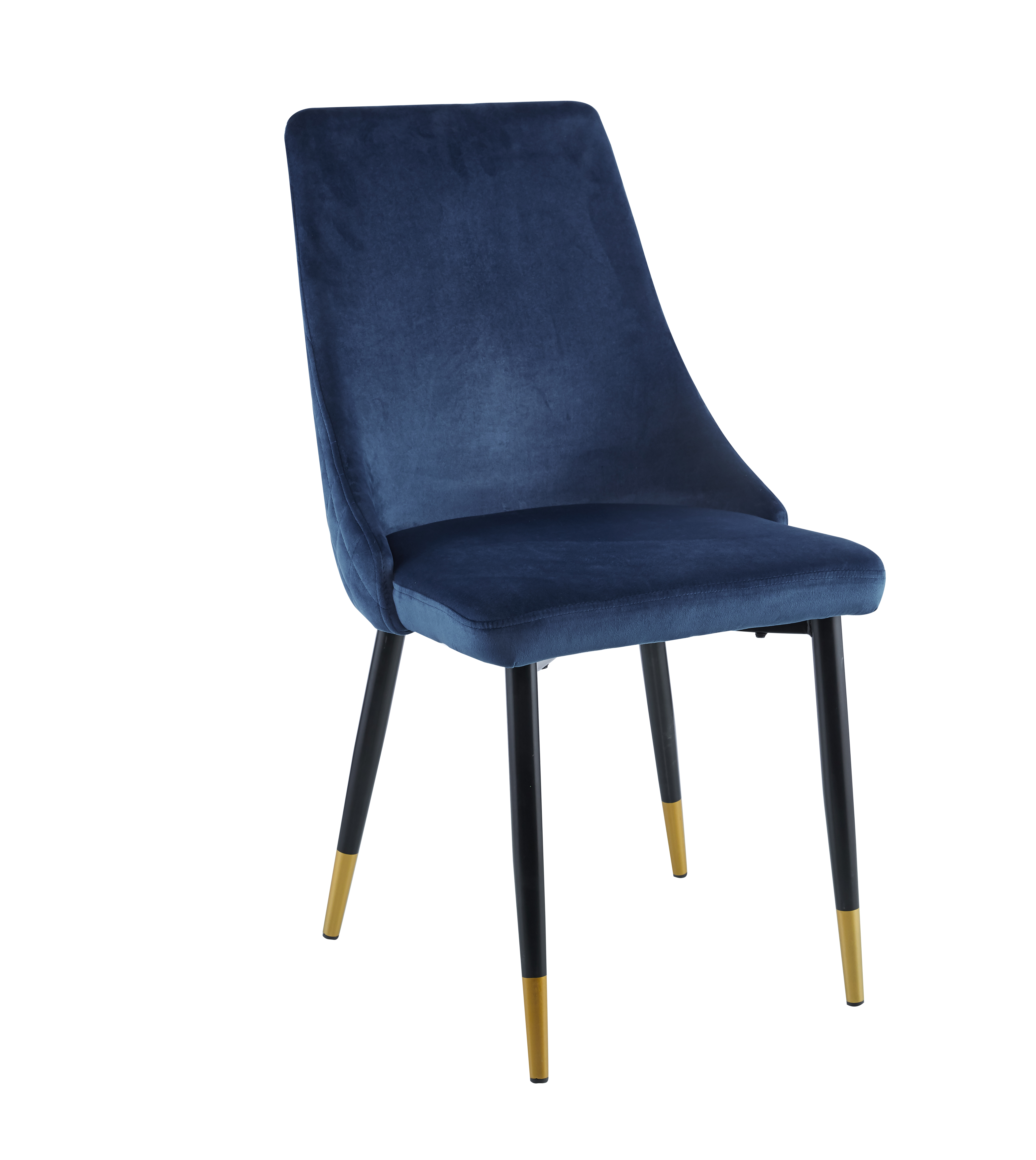 Krzesło GRS-031 velvet niebieskie