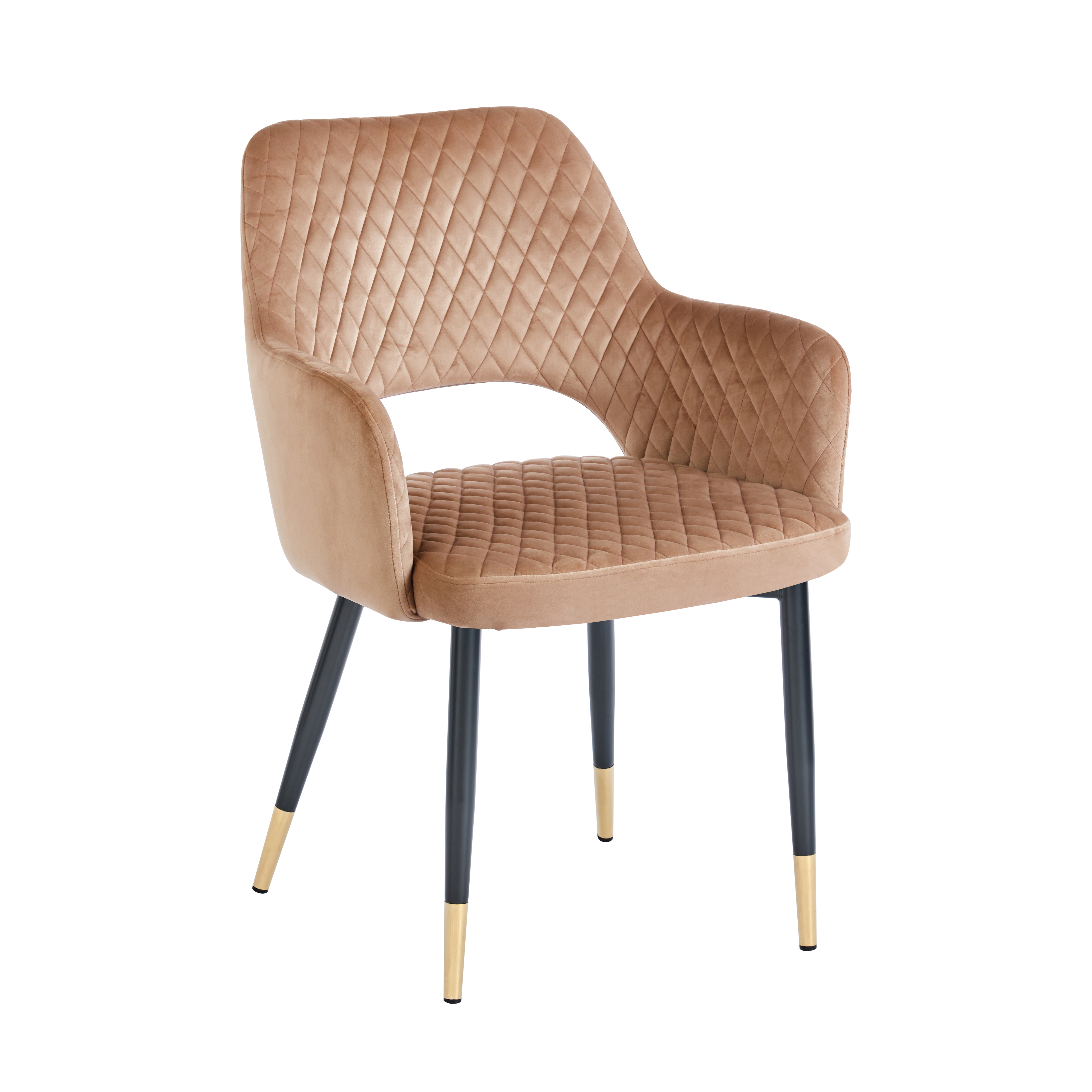 Krzesło K3-FX (G) velvet - Riviera 24 cappuccino