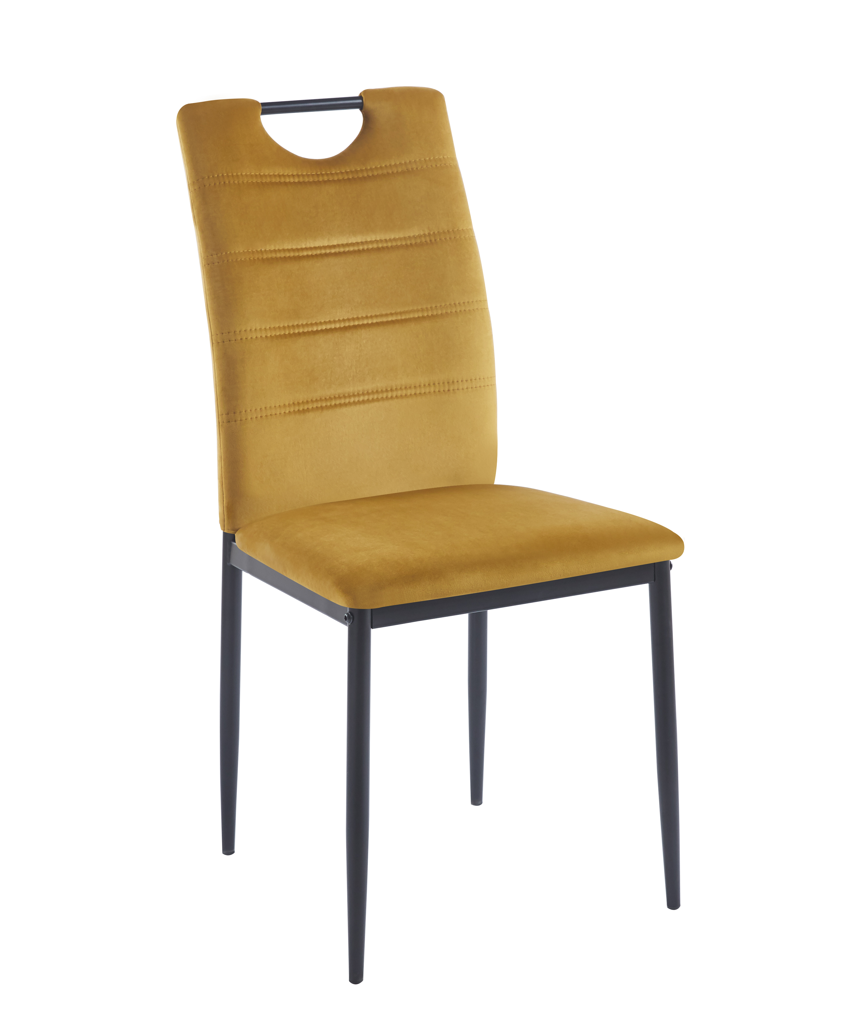Krzesło K13-FX velvet (curry)
