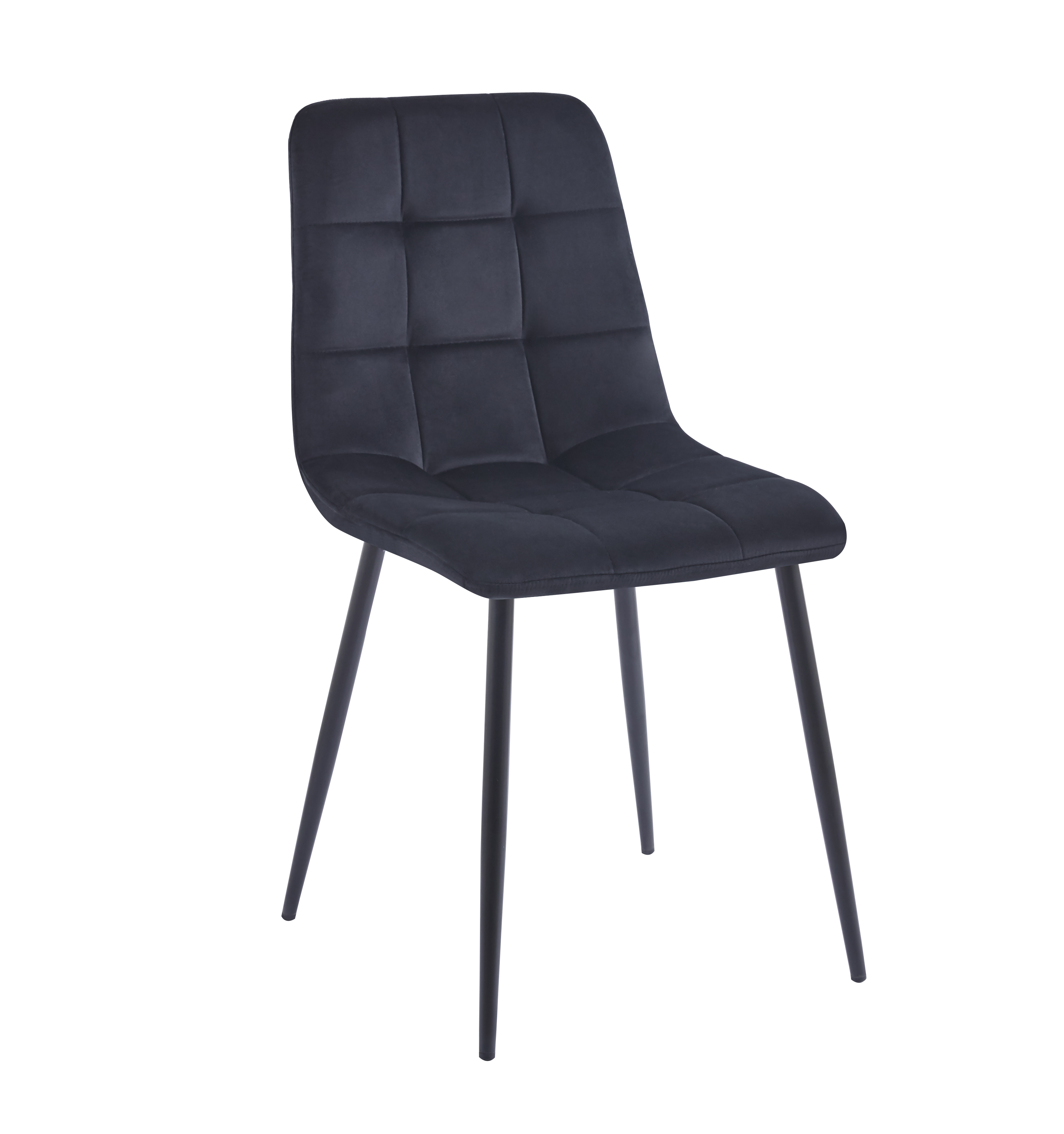 Krzesło K11-FX velvet (czarne)