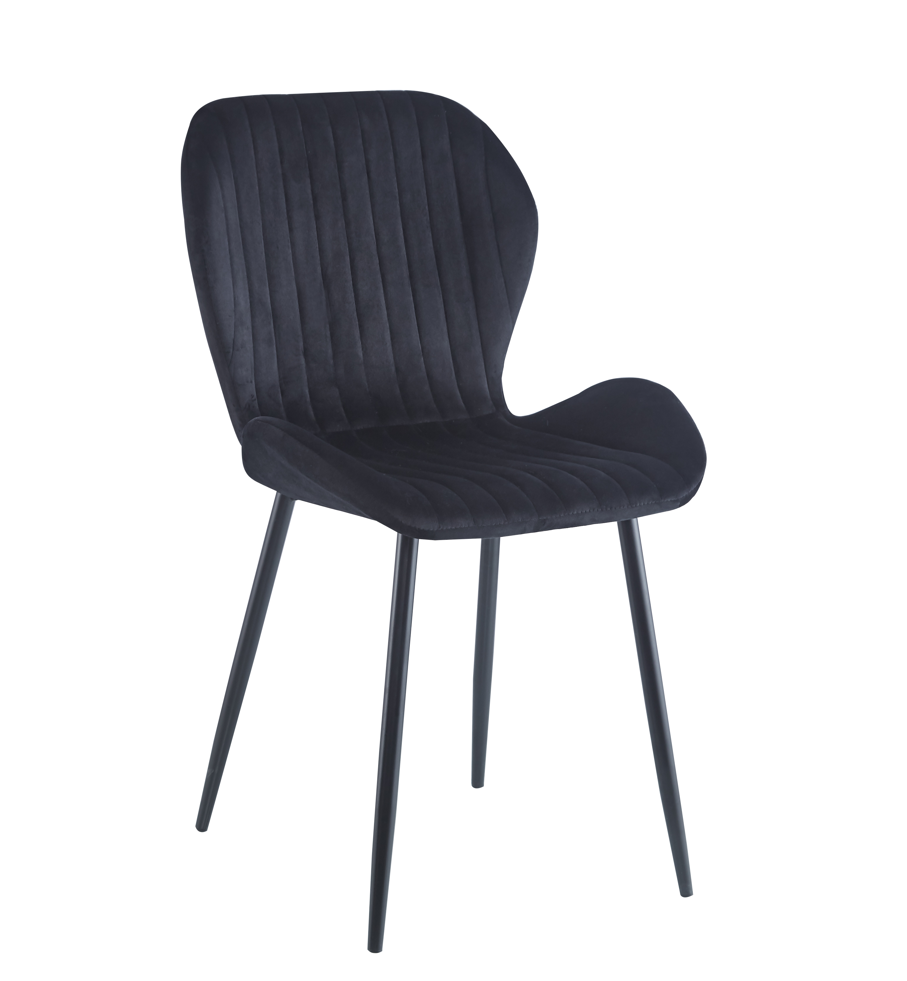Krzesło K1-FX velvet czarne