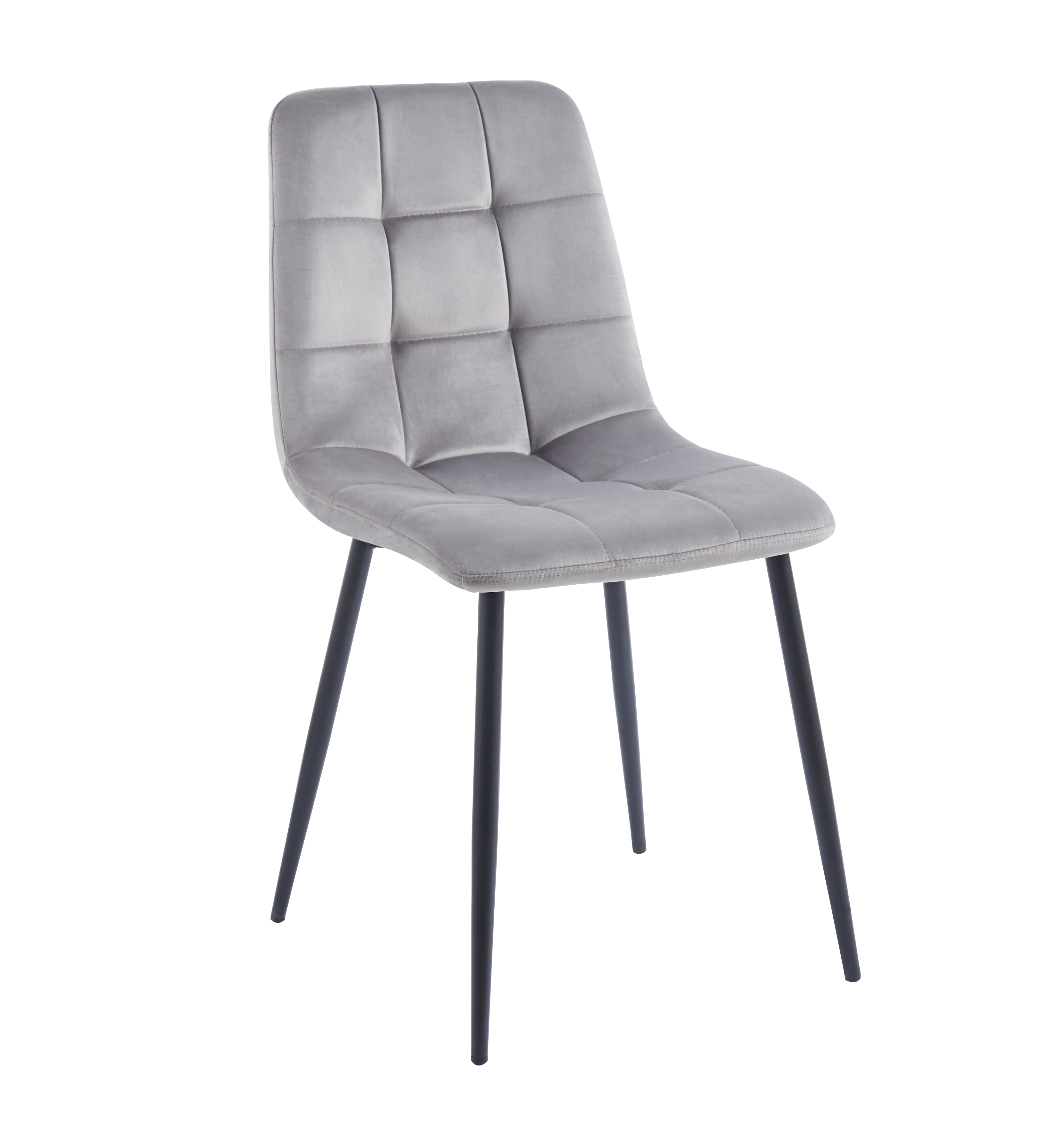Krzesło K11-FX velvet (szare)
