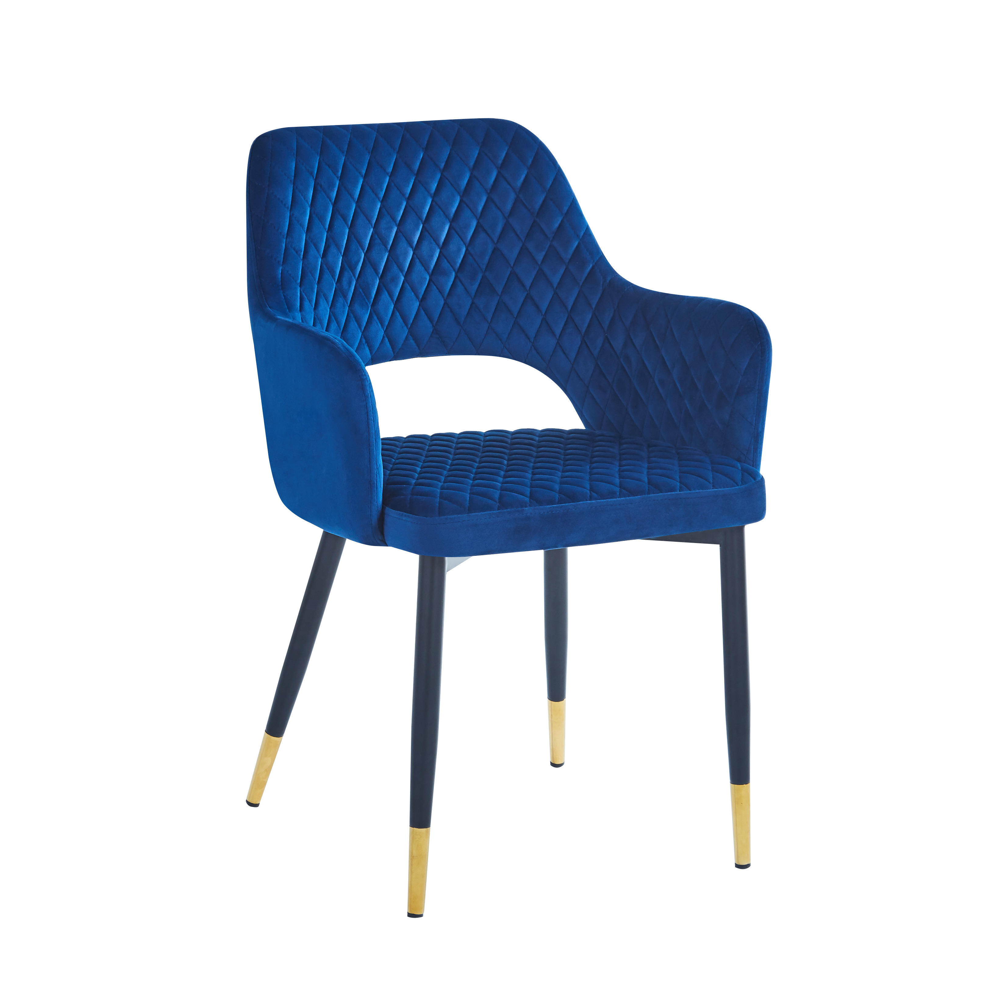 Krzesło K3-FX velvet (niebieskie)