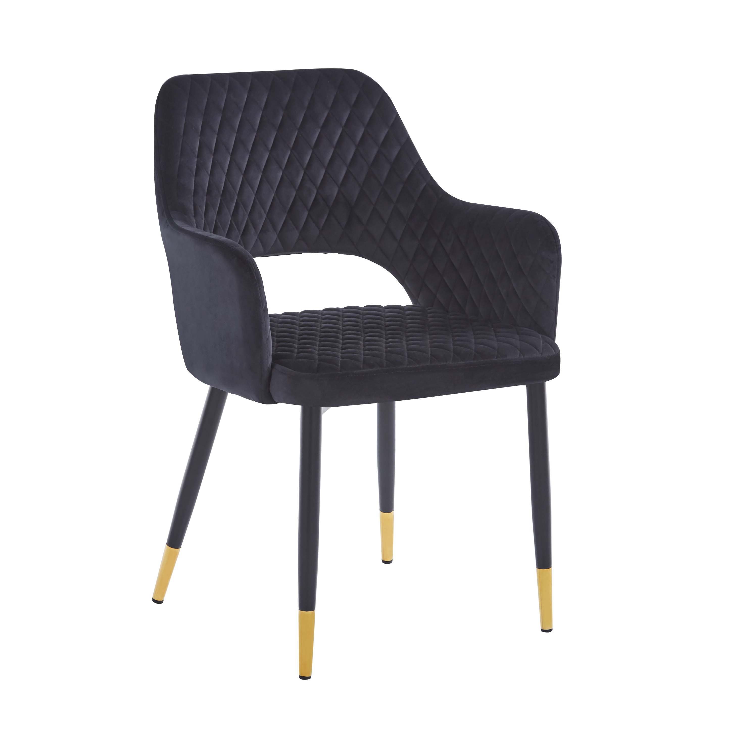 Krzesło K3-FX velvet (czarne)