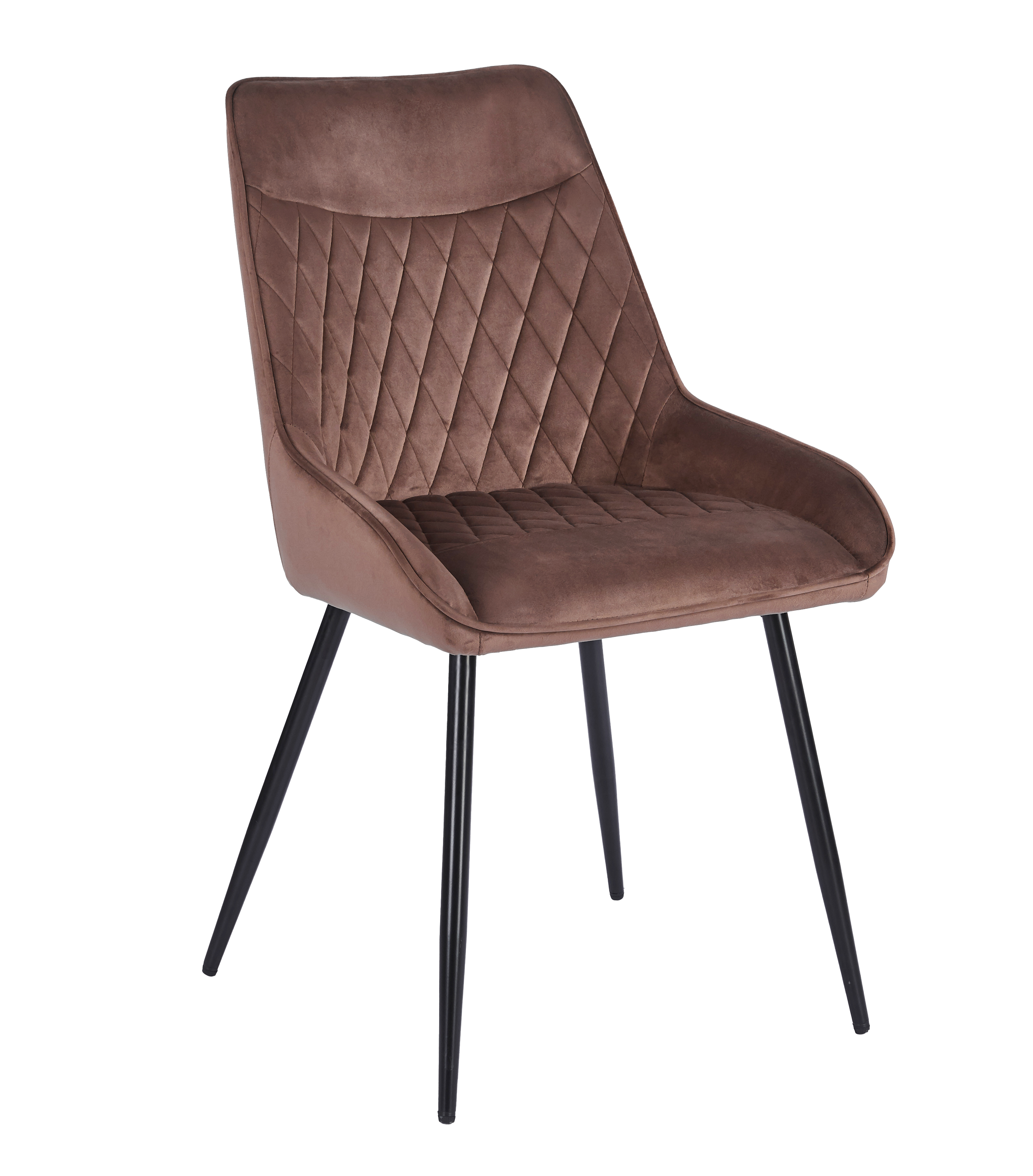 PRZEDSPRZEDAŻ Krzesło K58-FX velvet - Riviera 26 mokka brąz