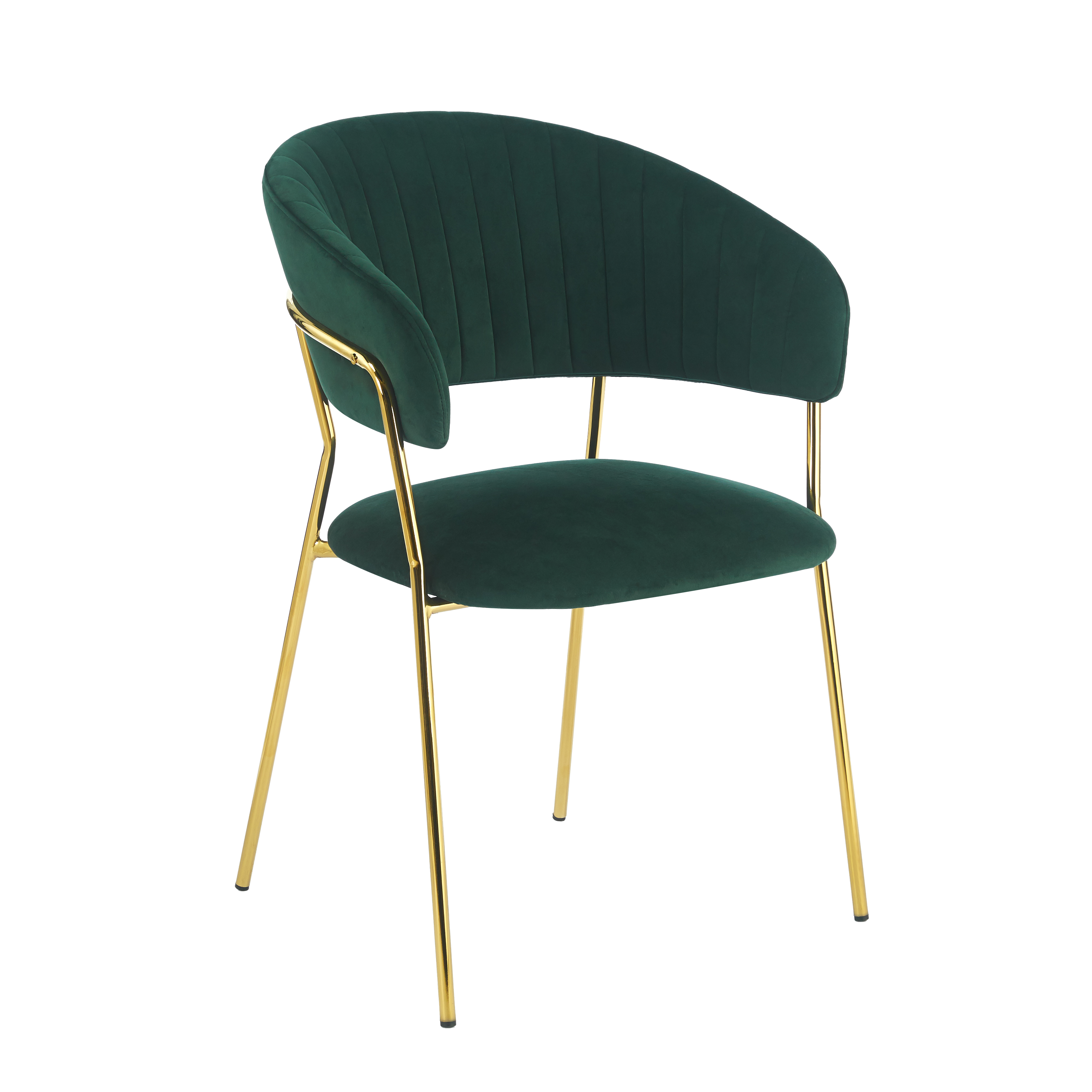 PRZEDSPRZEDAŻ Krzesło K4-FX velvet - Riviera 38 zielone